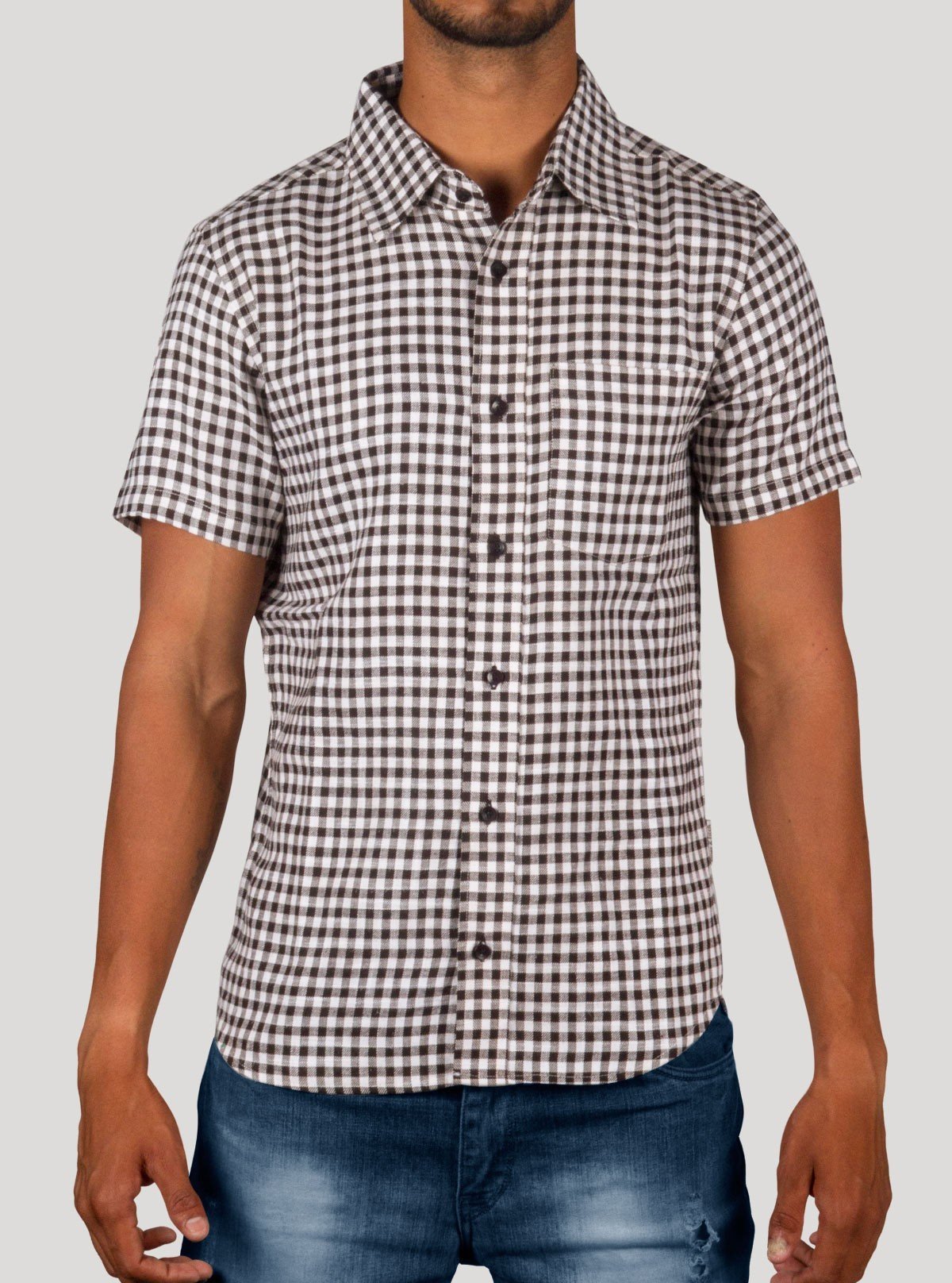 Smart Check Half Sleeve Shirt – Boer and Fitch - Boer and Fitch
