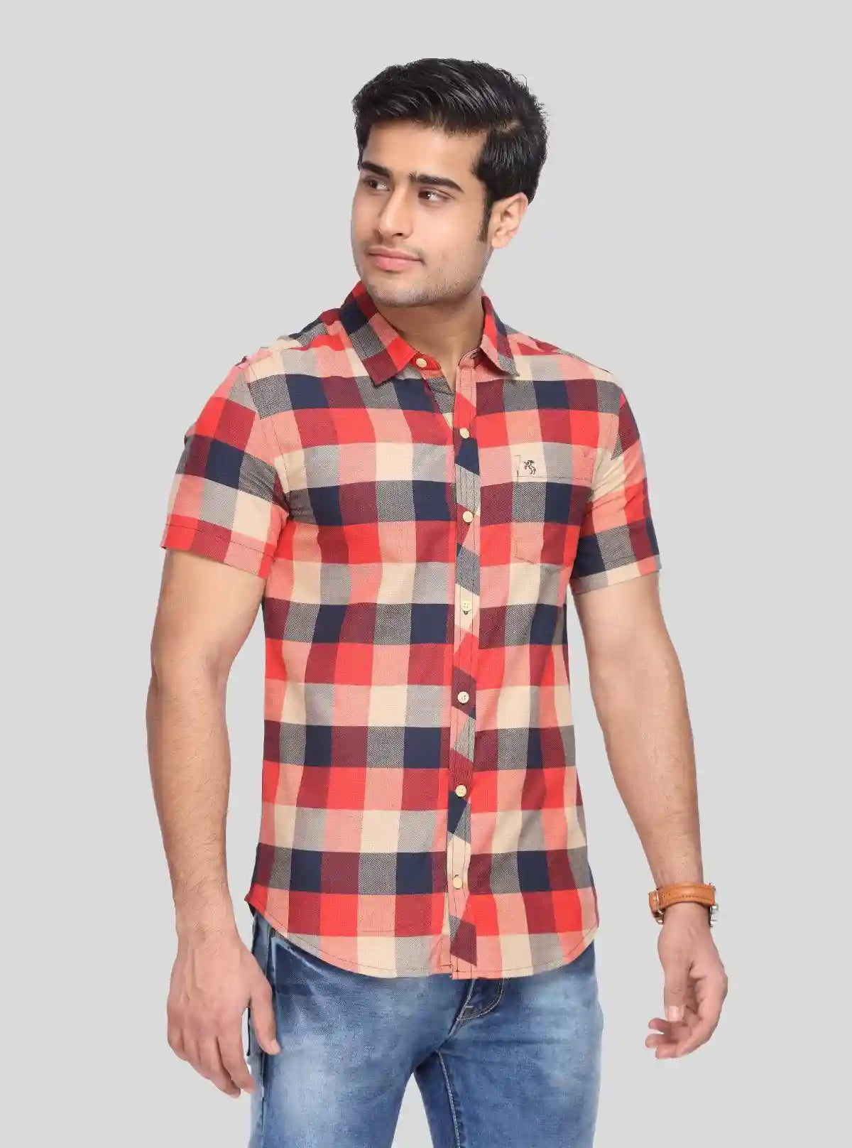 Men’s Classic Broad Checked Slim Fit Shirt – Smart Casual Staple by Boer & Fitch | Buy Online at  Boer and Fitch