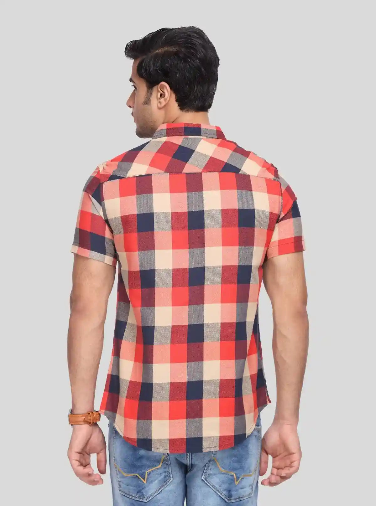 Men’s Classic Broad Checked Slim Fit Shirt – Smart Casual Staple by Boer & Fitch | Buy Online at  Boer and Fitch