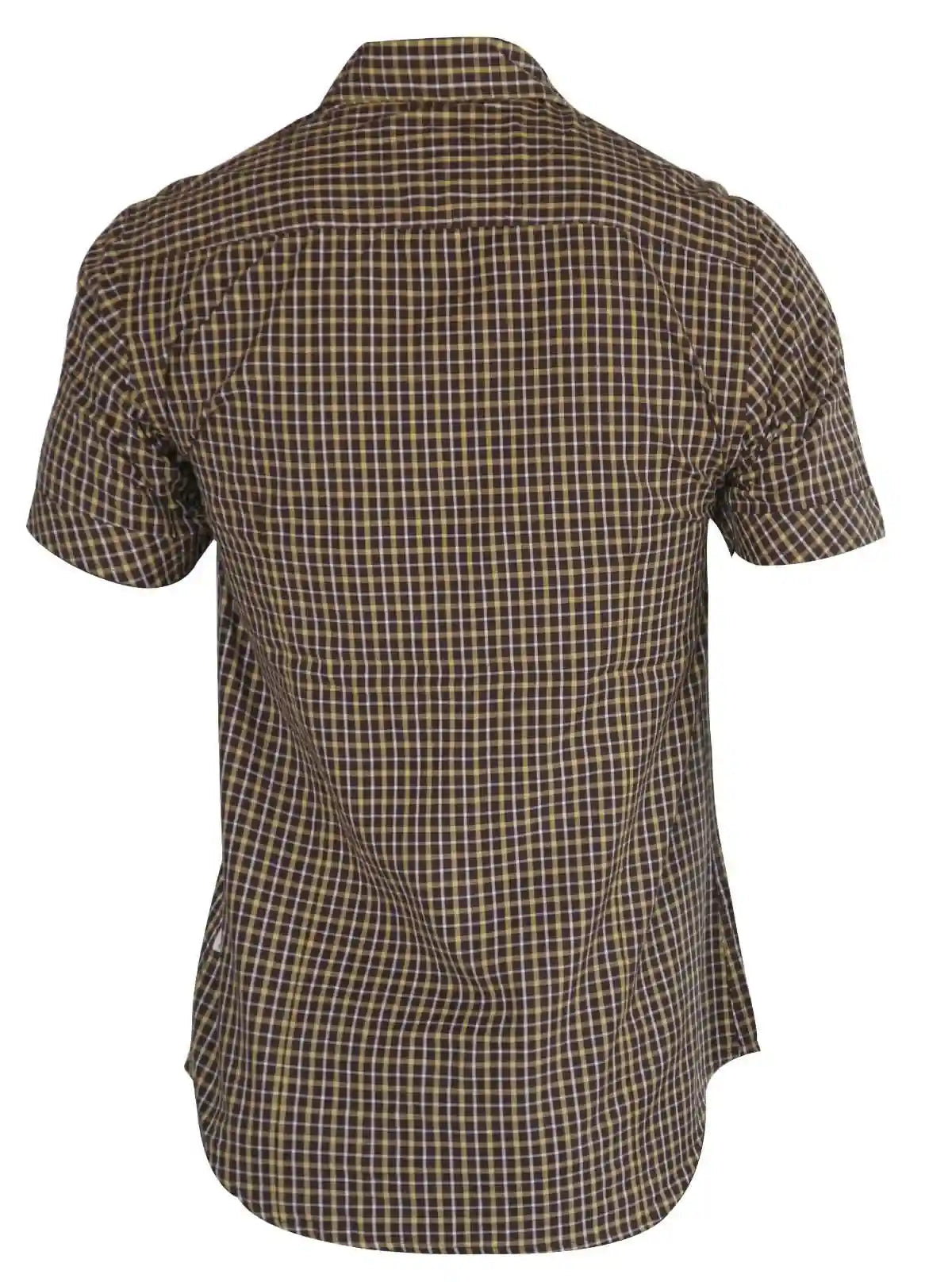 Slim Fit Brown Checked Shirt for Men – Casual Style by Boer and Fitch | Buy Online at  Boer and Fitch