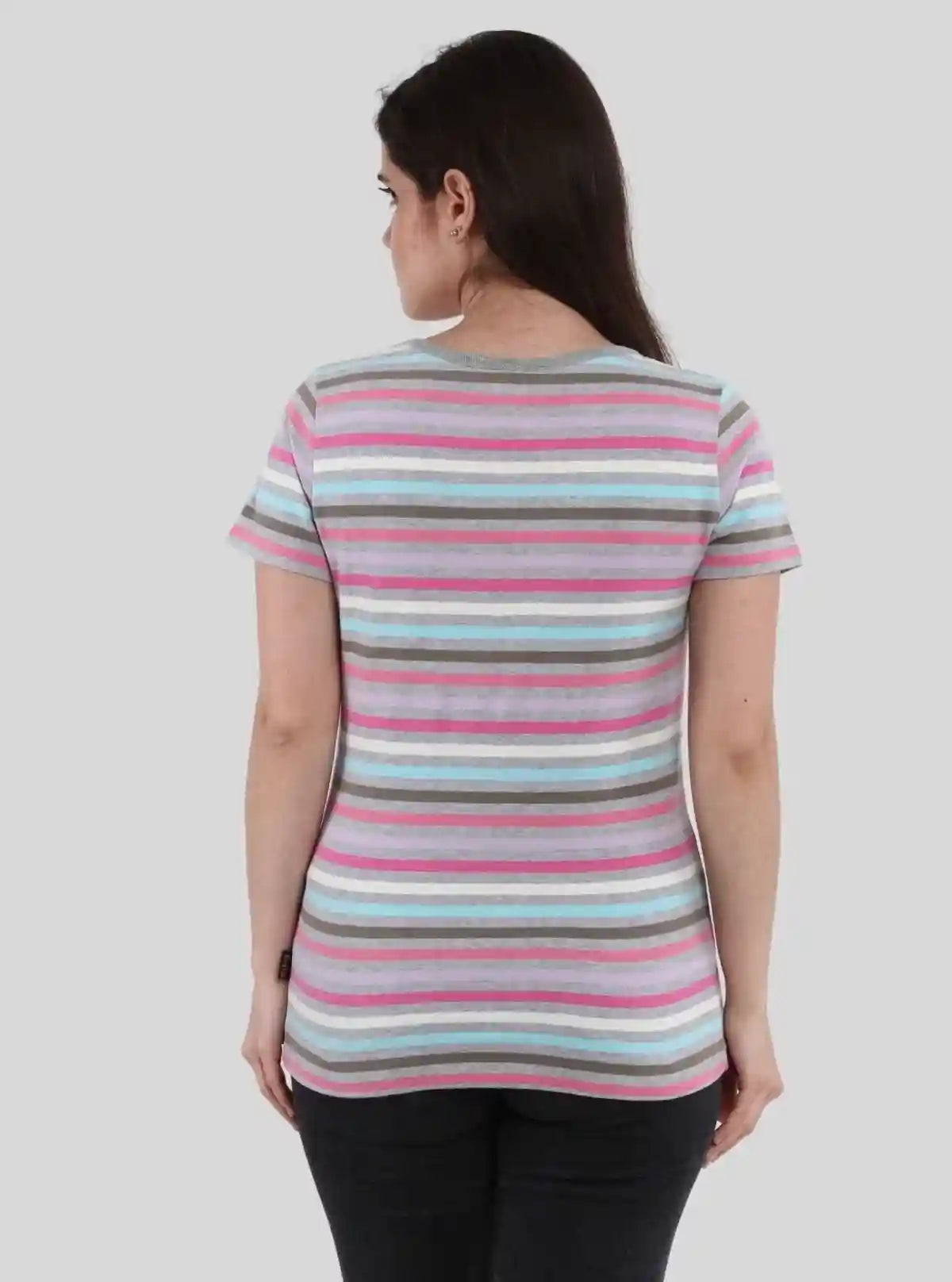 Women’s Multi Striped V-Neck Top – Boer and Fitch | Buy Online at  Boer and Fitch