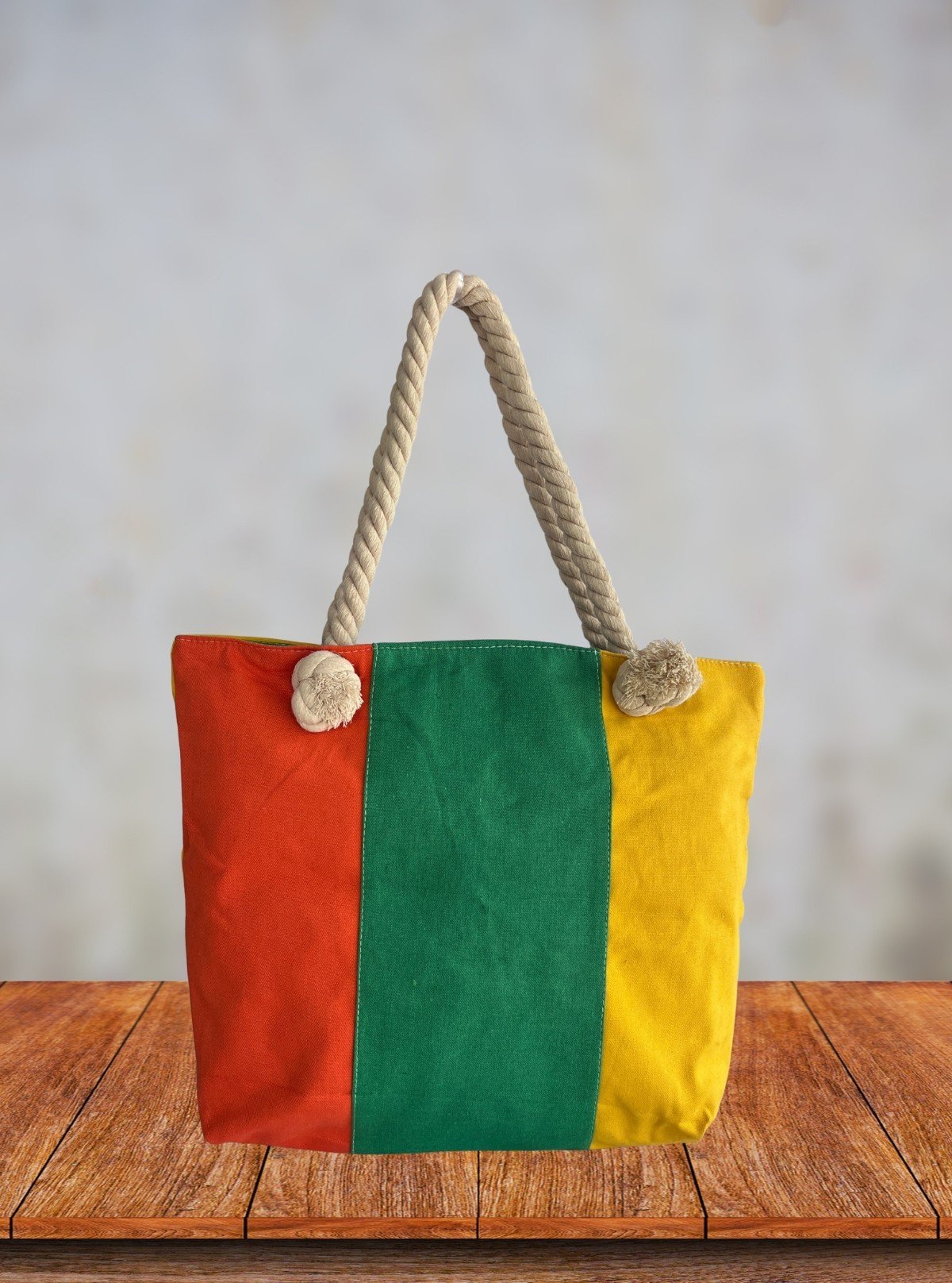 Sunshine Stripes Tote Bag – Vibrant Everyday Carry - All by Boer and Fitch - Boer and Fitch