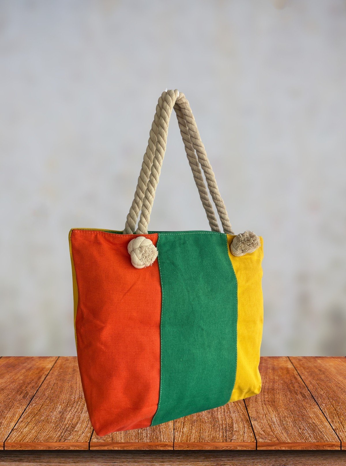 Sunshine Stripes Tote Bag – Vibrant Everyday Carry - All by Boer and Fitch - Boer and Fitch