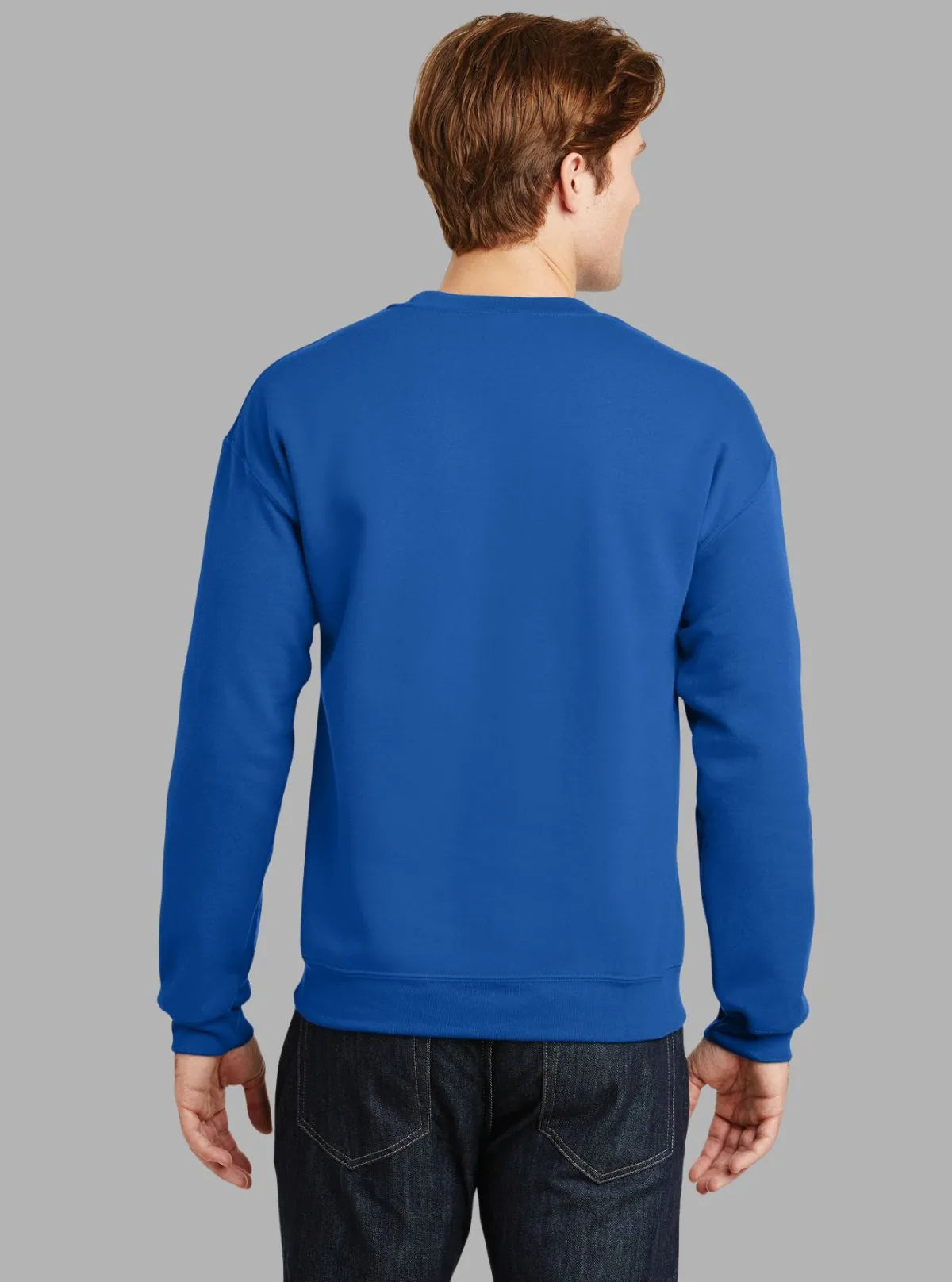 Men’s Royal Blue Garment Dyed Sweatshirt – Bold, Washed & Comfortable