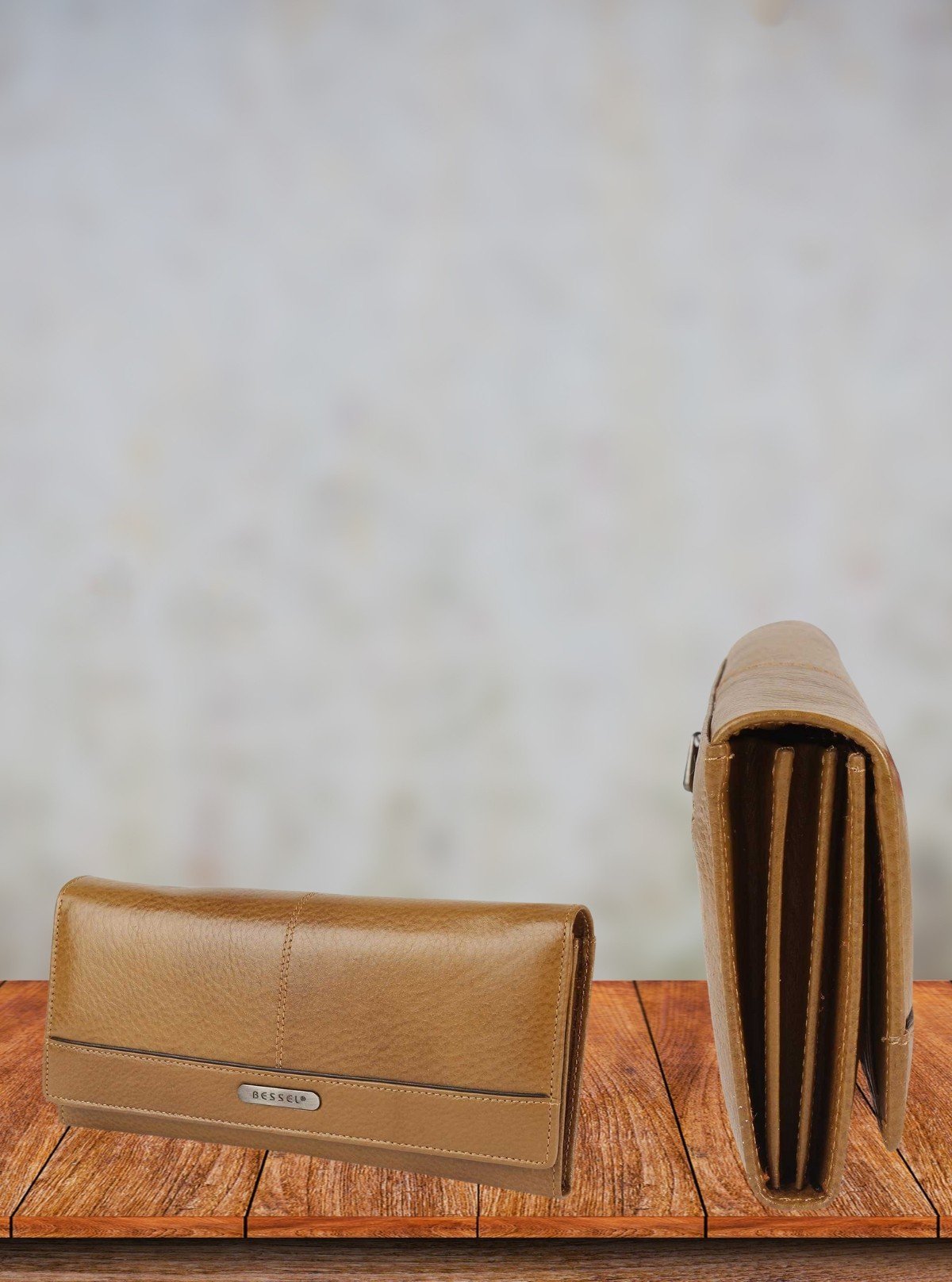 Tan Soft Leather Clutch Wallet – Minimalist Luxury for Everyday Use - Boer and Fitch