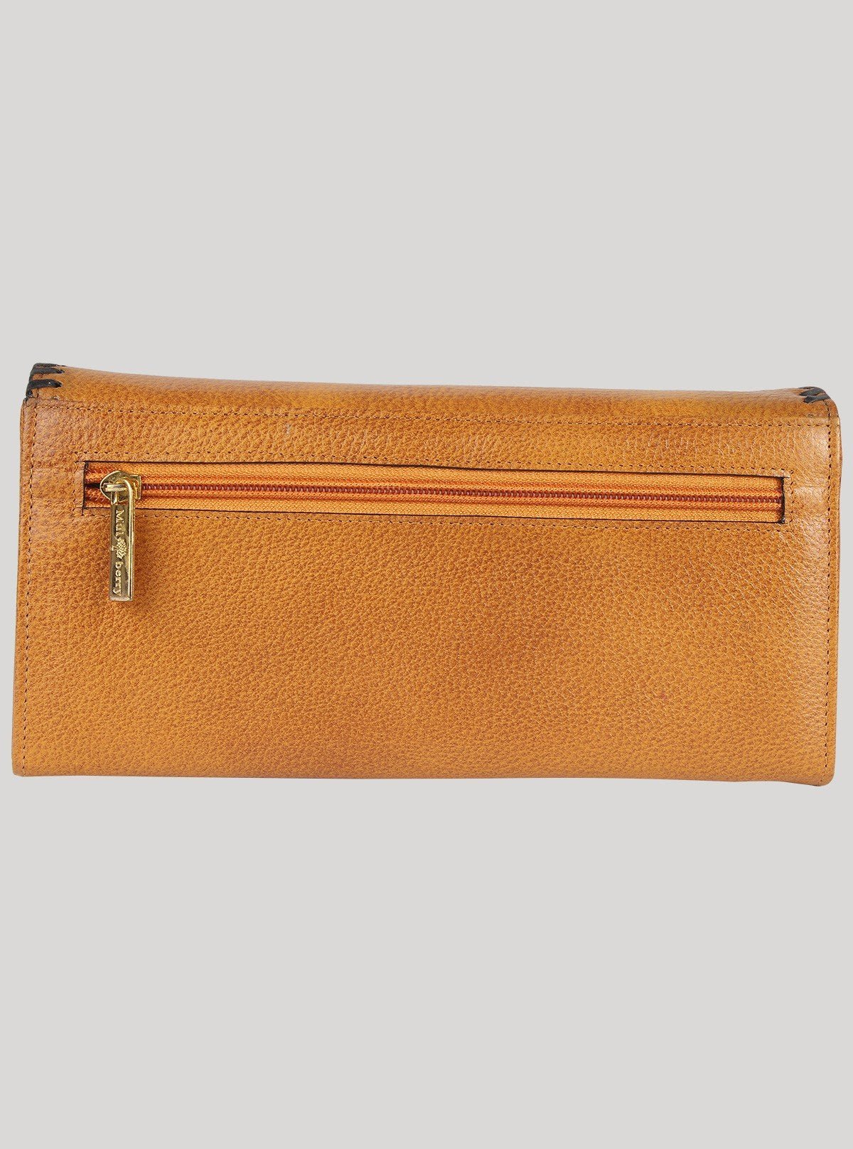 Tan Soft Leather Designer Clutch Wallet – Stylish & Functional Luxury - Boer and Fitch