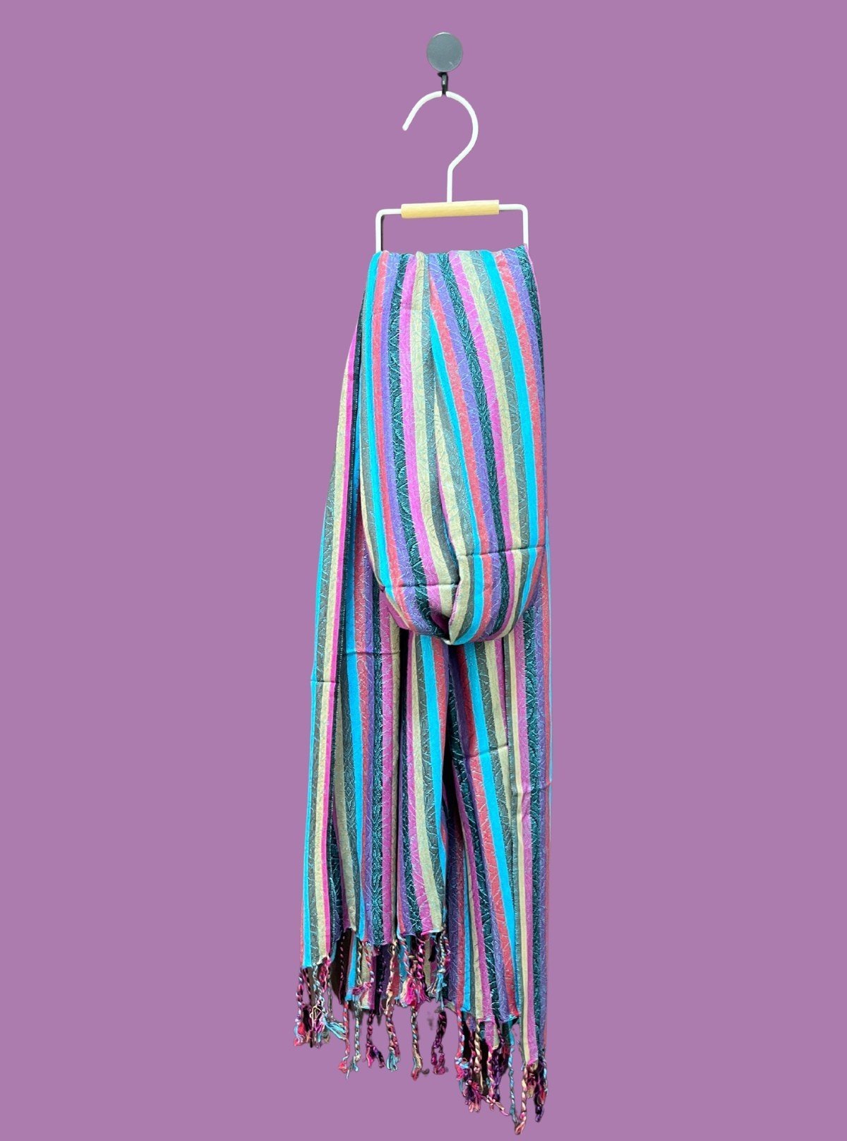Unisex Multi - Color Viscose Blend Stole – Vibrant, Lightweight & Stylish - Boer and Fitch