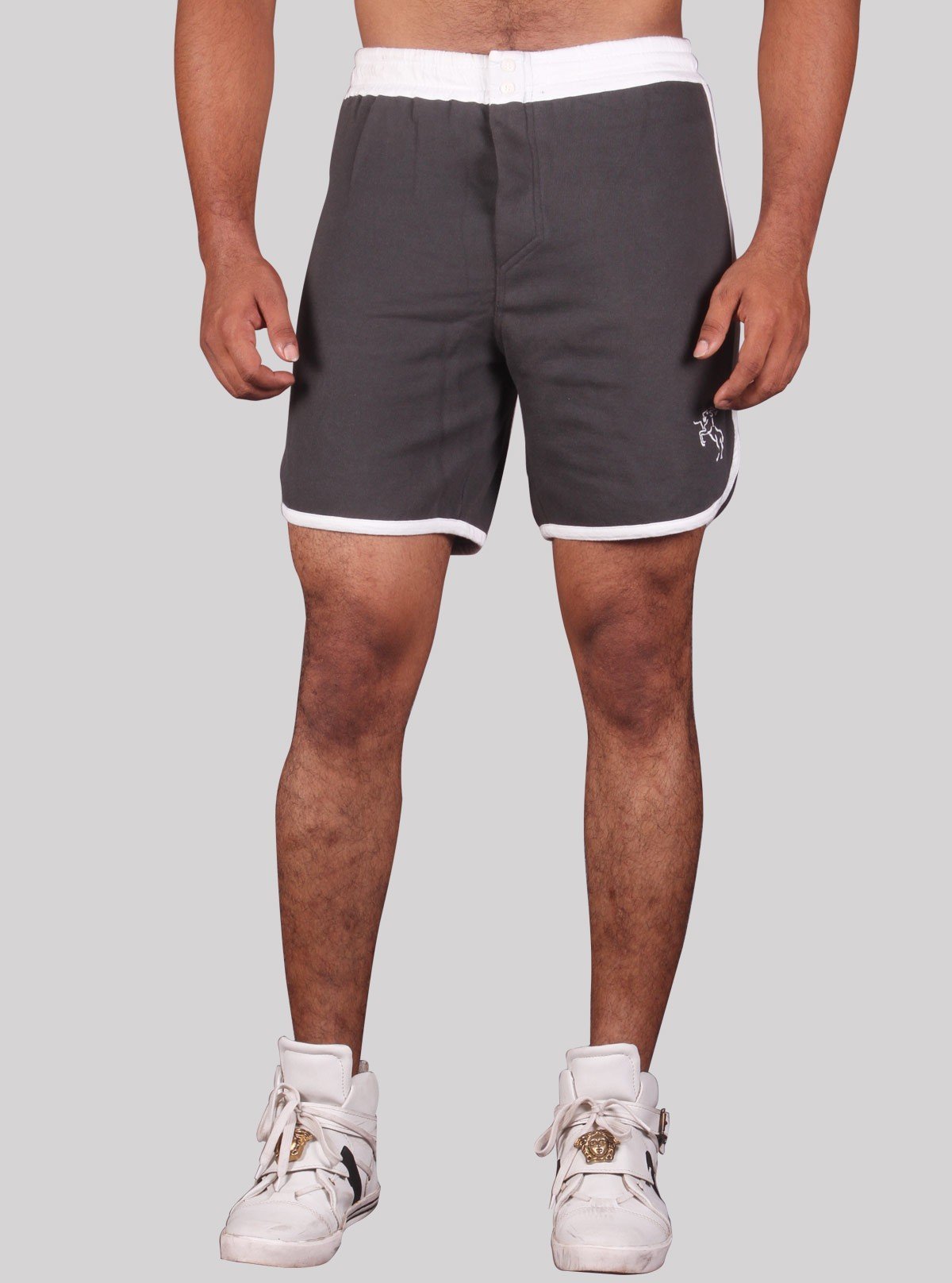 White Band Fleece Shorts - Boer and Fitch