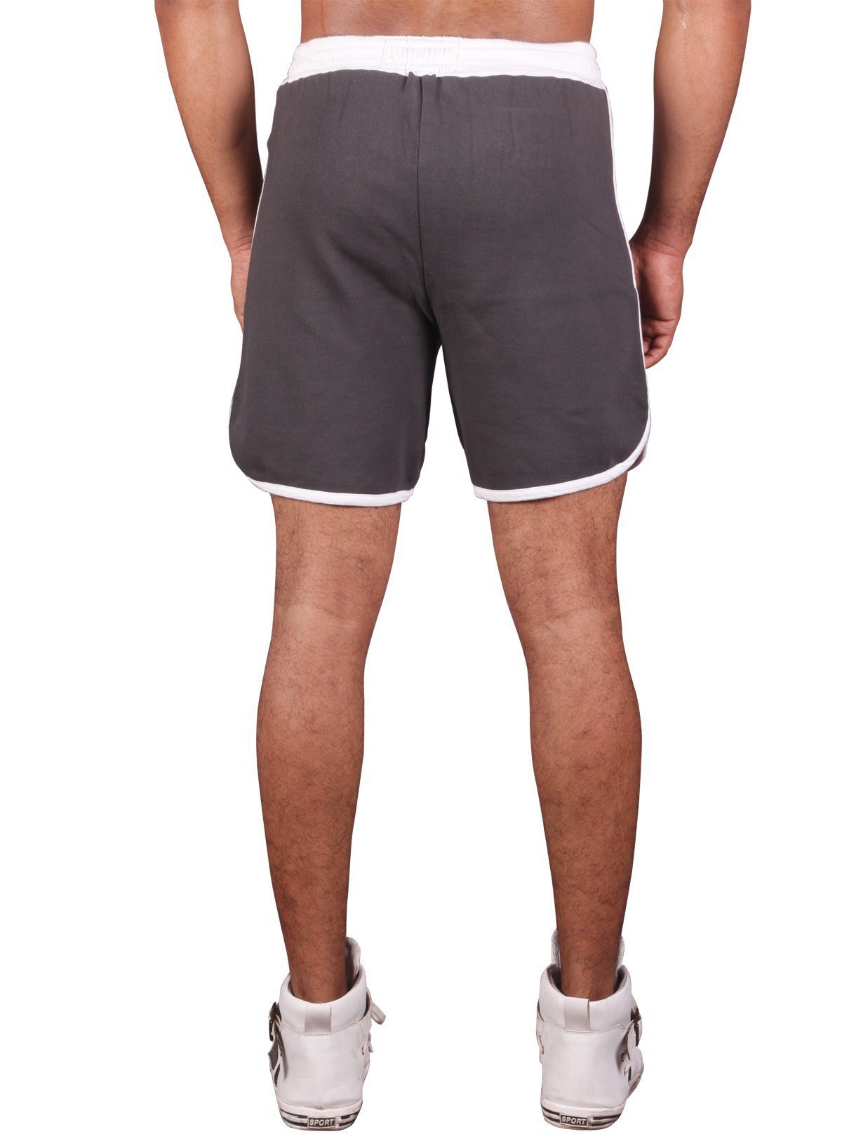 White Band Fleece Shorts - Boer and Fitch