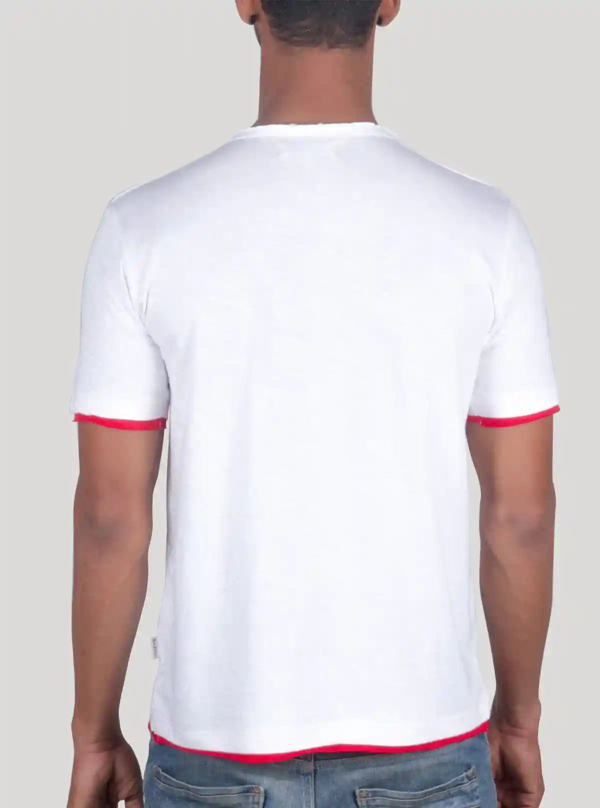 Two Tone V-Neck T-Shirt for Men – Stylish Casual Tee by Boer and Fitch | Buy Online at  Boer and Fitch