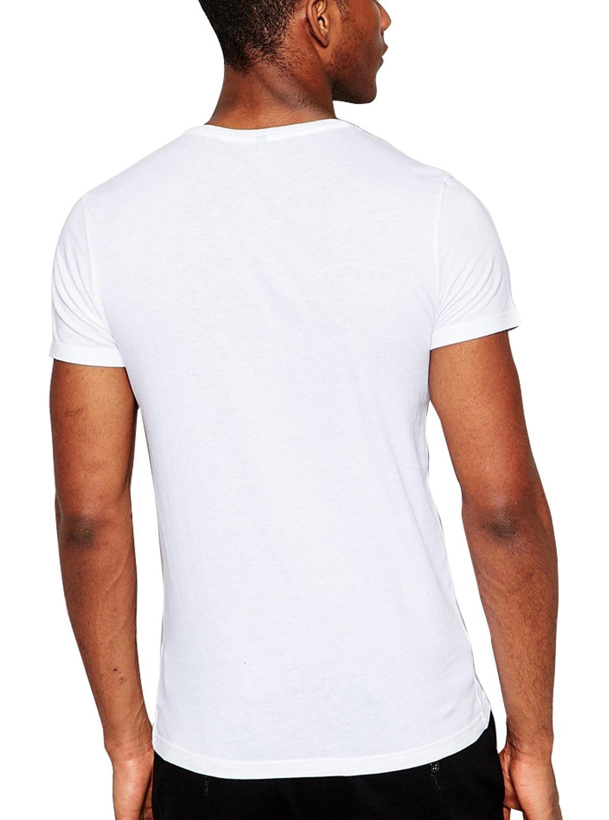 White Lion Print T-Shirt for Men – Casual & Stylish by Boer and Fitch - Boer and Fitch