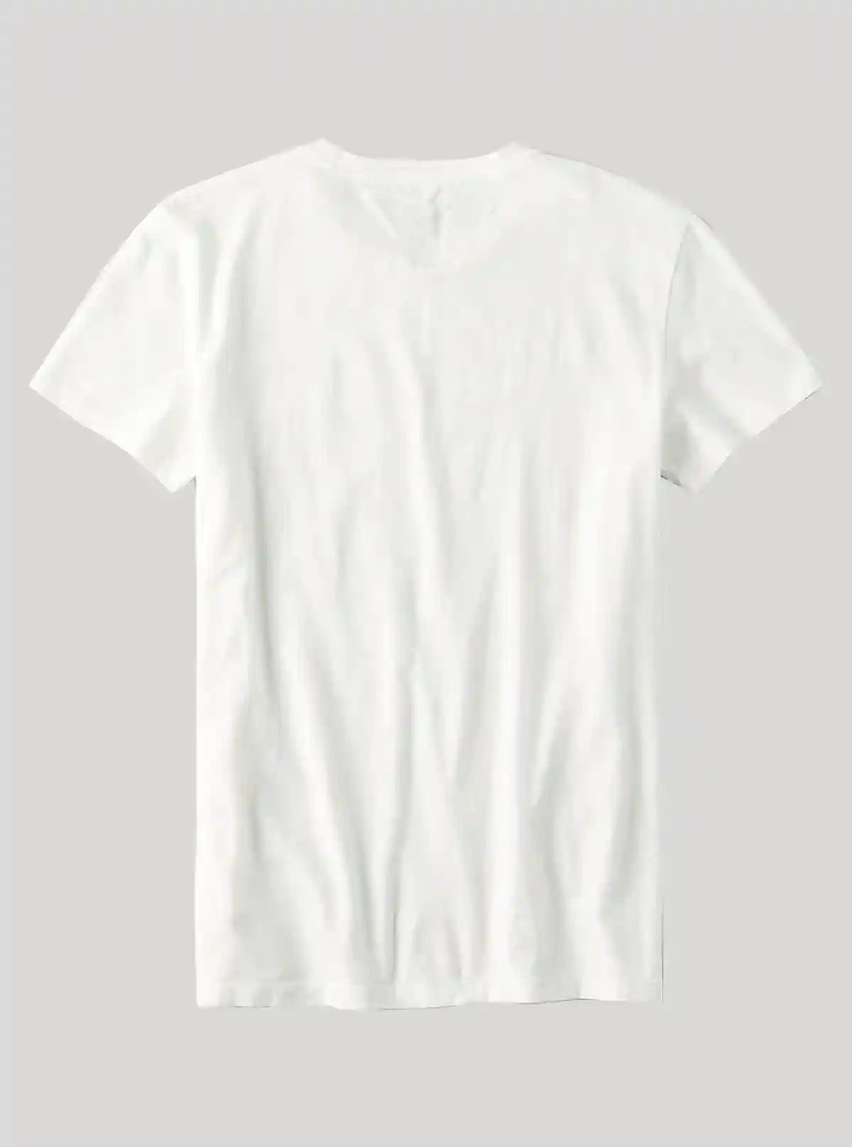 Men's White Crew Neck T-Shirt with Devil Print in 100% Cotton Jersey | Buy Online at  Boer and Fitch