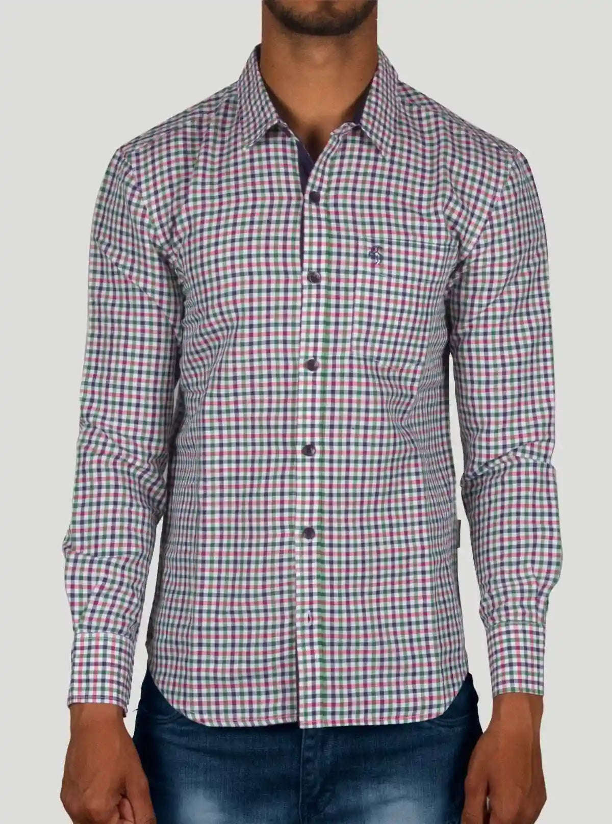 Slim Fit Multi-Checked Linen Long Sleeve Shirt for Men – Boer and Fitch | Buy Online at gep32c-qs.myshopify.com