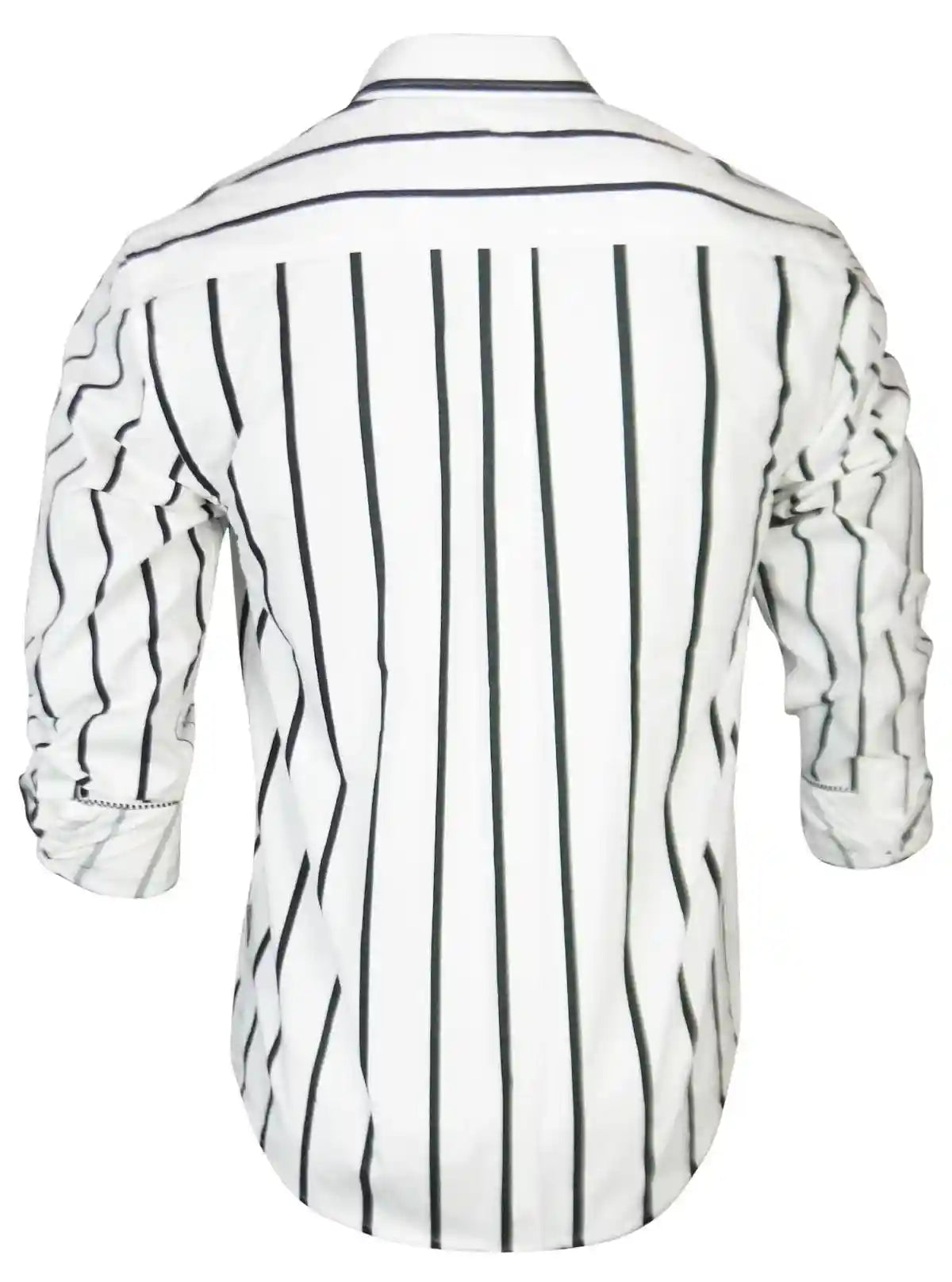 White Stripe Casual Shirt for Men – Classic Style by Boer and Fitch | Buy Online at  Boer and Fitch