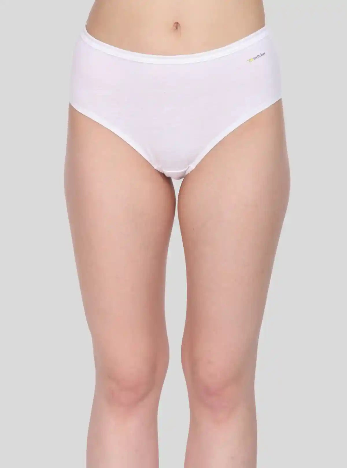 Women’s White Brief in Cotton Elastane Jersey – Soft & Stretchable Comfort | Buy Online at  Boer and Fitch