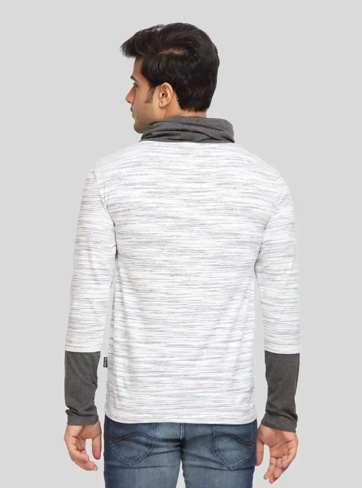Men's White Solid Cotton Cowl Neck T-Shirt – Boer and Fitch | Buy Online at  Boer and Fitch