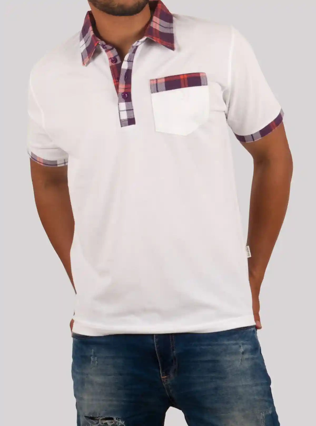 Purple Drill Collar Polo T-Shirt for Men – Casual Style by Boer and Fitch | Buy Online at  Boer and Fitch