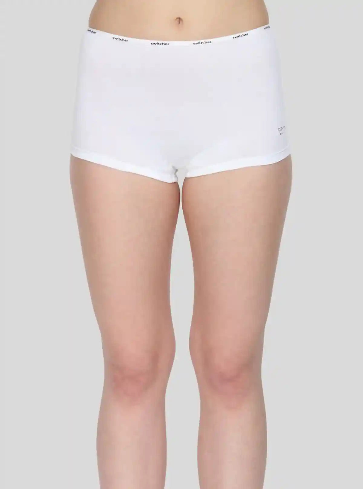 Women’s White Solid Hipster Brief in Cotton Elastane Jersey – Soft & Stretchy Comfort | Buy Online at  Boer and Fitch