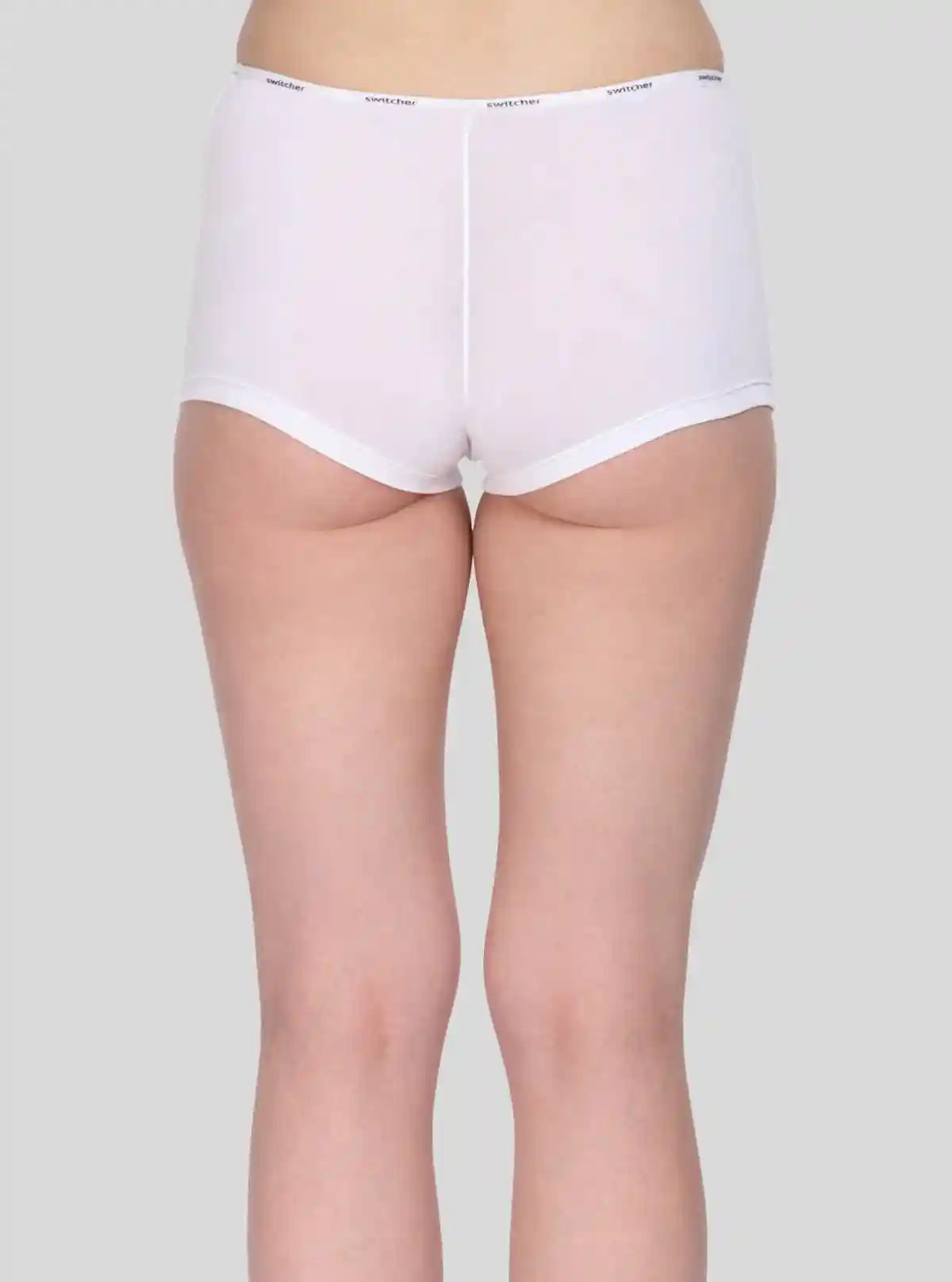 Women’s White Solid Hipster Brief in Cotton Elastane Jersey – Soft & Stretchy Comfort | Buy Online at  Boer and Fitch