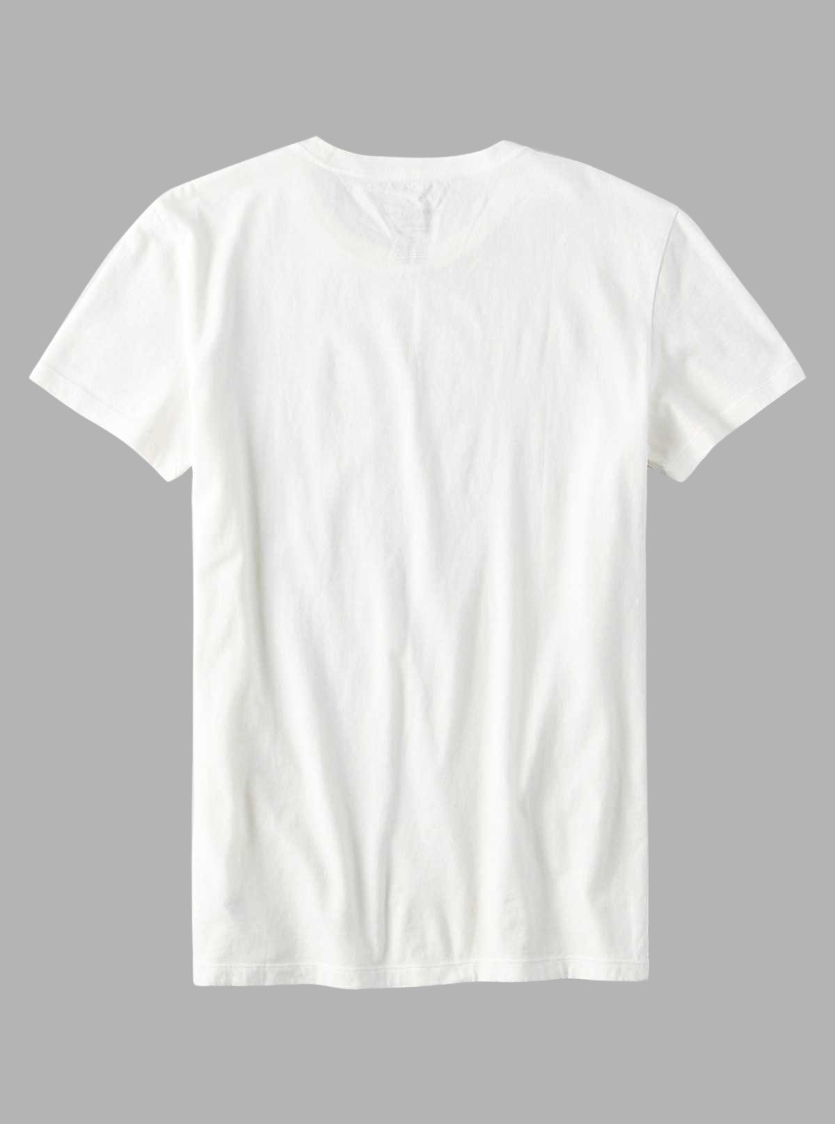 White Skull Print Crew Neck T-Shirt for Men – Boer and Fitch - Boer and Fitch
