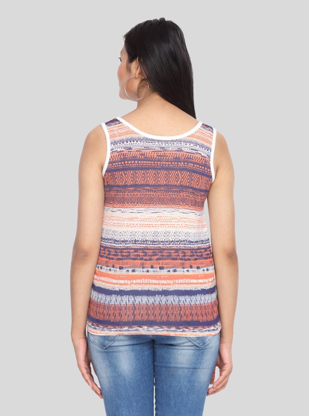Women’s Abstract Print Sleeveless Top – Boer and Fitch - Boer and Fitch