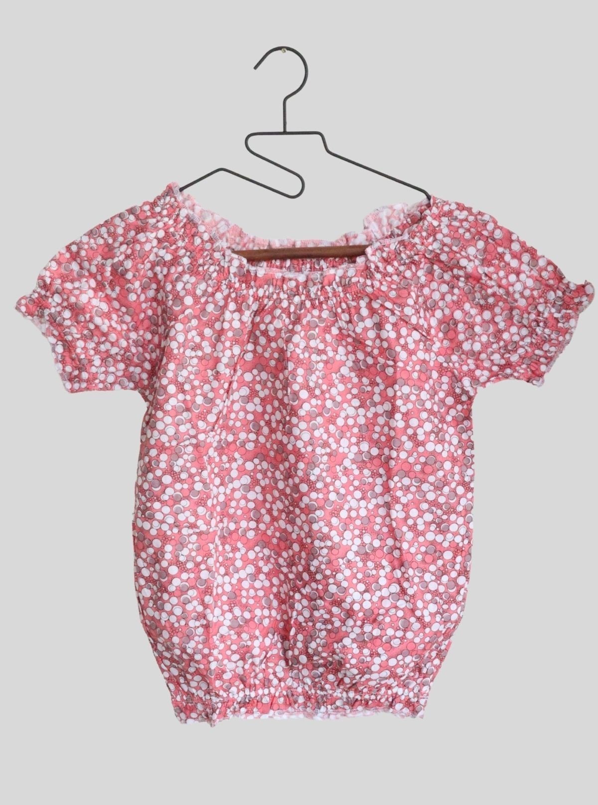 Women’s All - Over Printed Top with Frilled Neck – Chic & Feminine | Boer & Fitch - Boer and Fitch