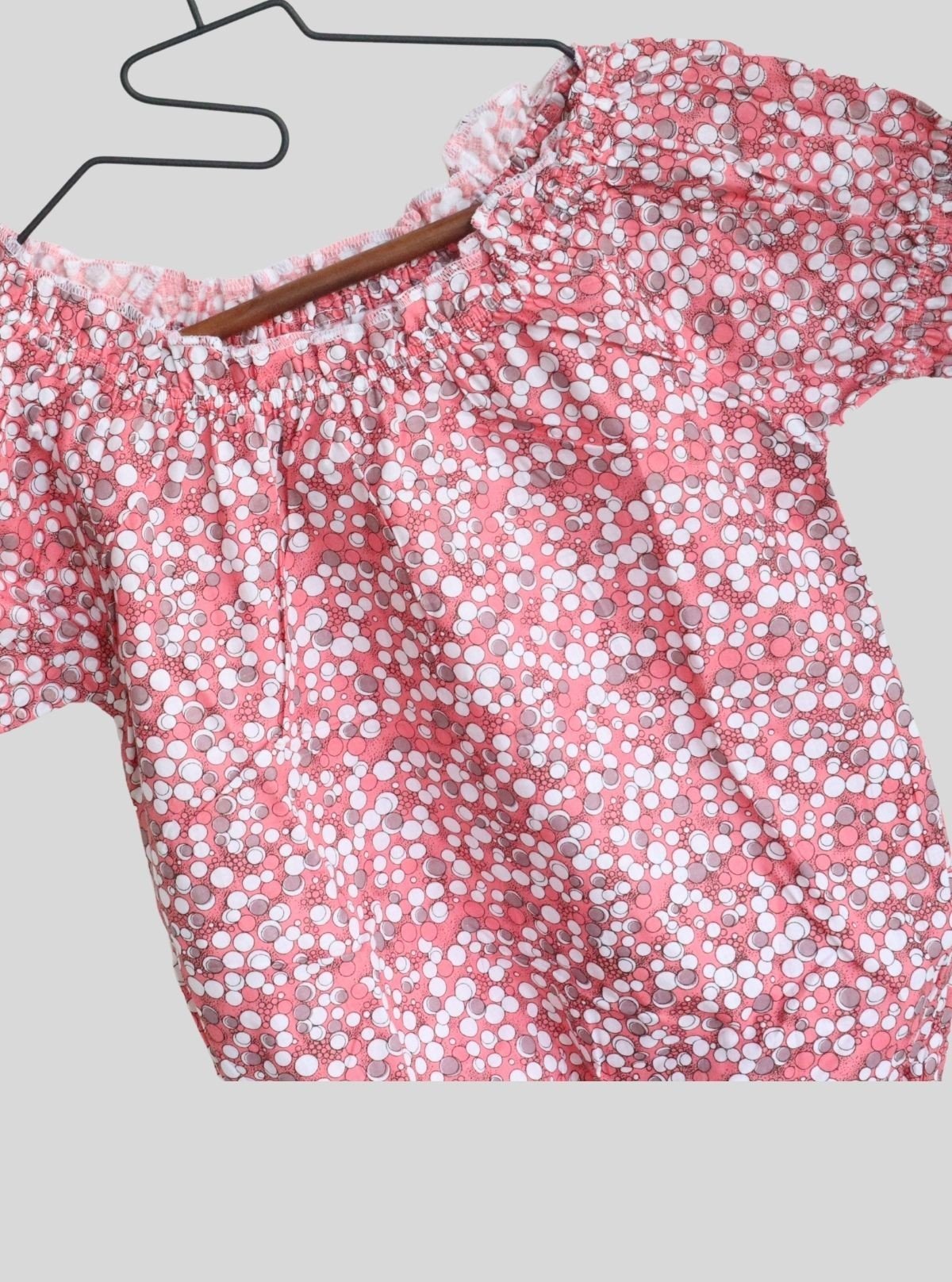 Women’s All - Over Printed Top with Frilled Neck – Chic & Feminine | Boer & Fitch - Boer and Fitch