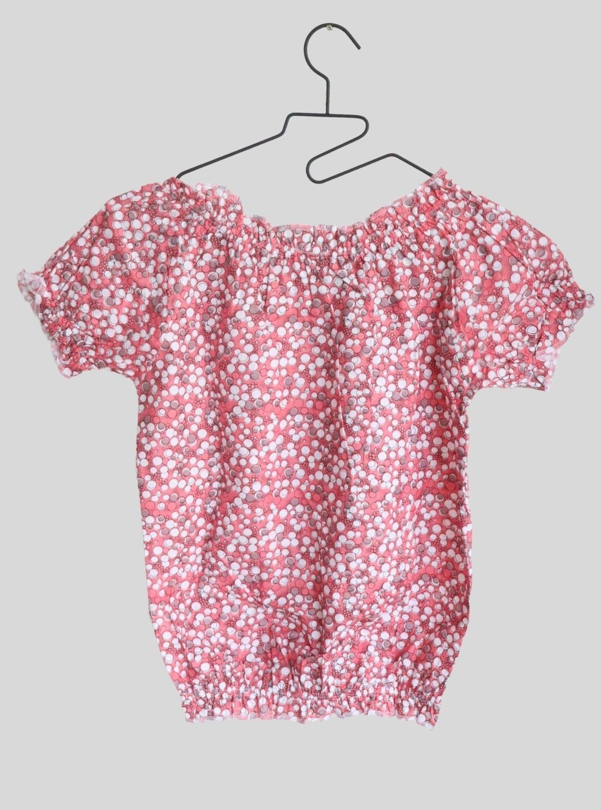 Women’s All - Over Printed Top with Frilled Neck – Chic & Feminine | Boer & Fitch - Boer and Fitch