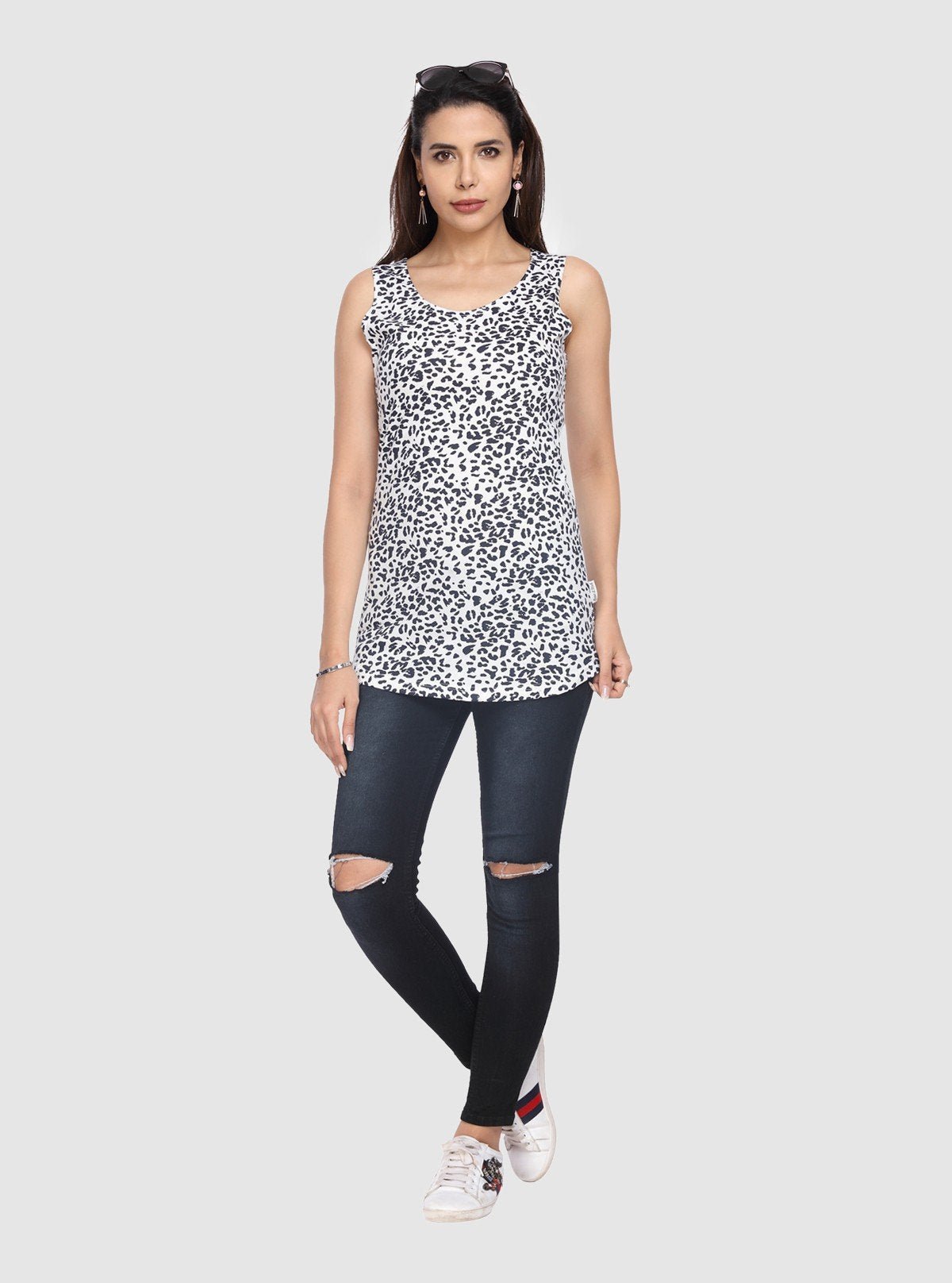Women’s Black Cheetah Printed Top – Boer and Fitch - Boer and Fitch