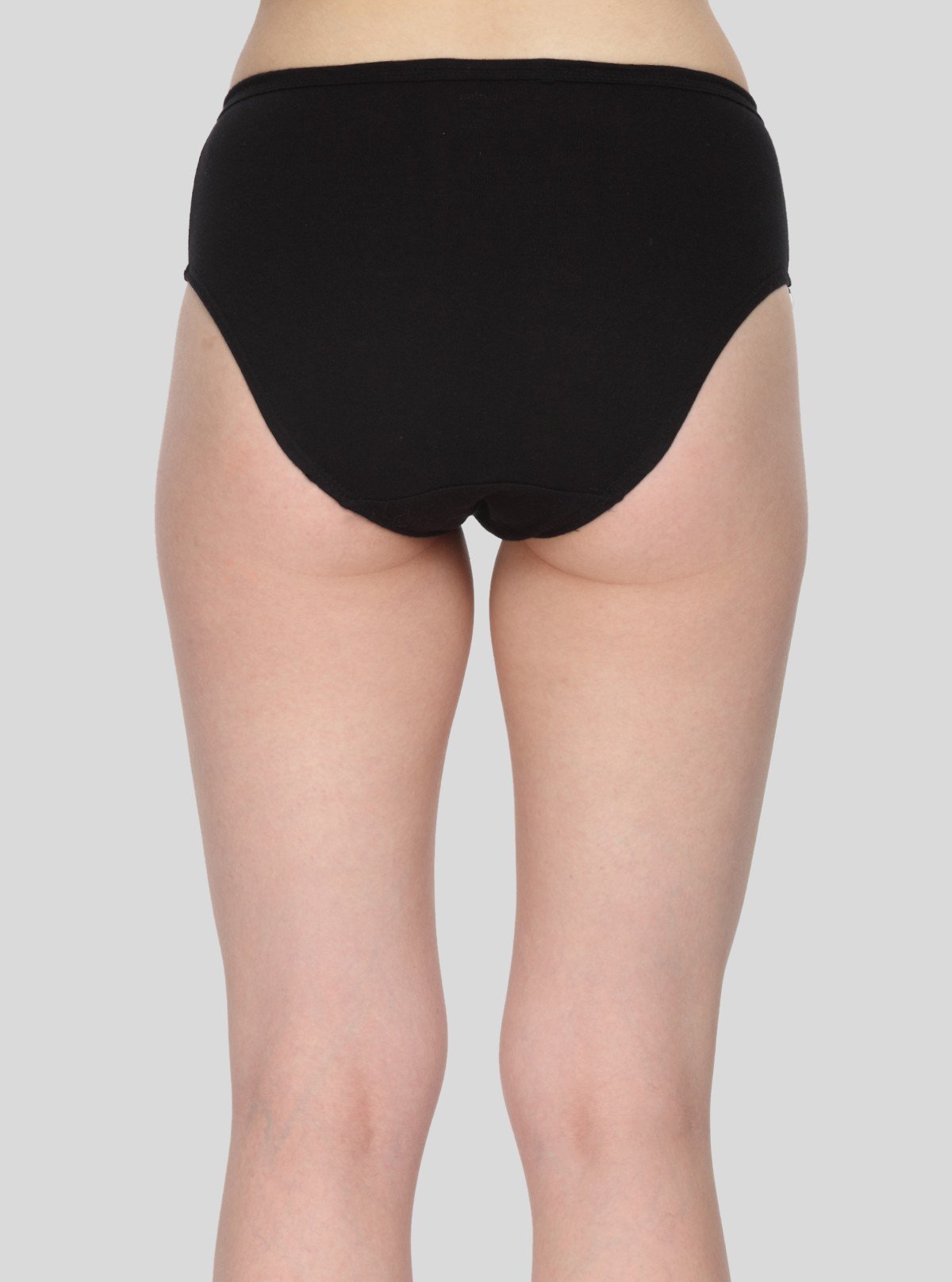 Women’s Black Cotton Elastane Brief – Classic Stretch Innerwear Comfort - Boer and Fitch