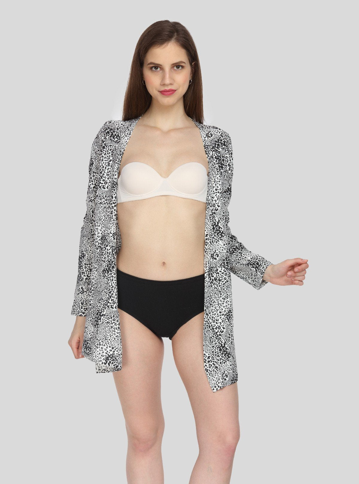 Women’s Black Cotton Elastane Brief – Classic Stretch Innerwear Comfort - Boer and Fitch