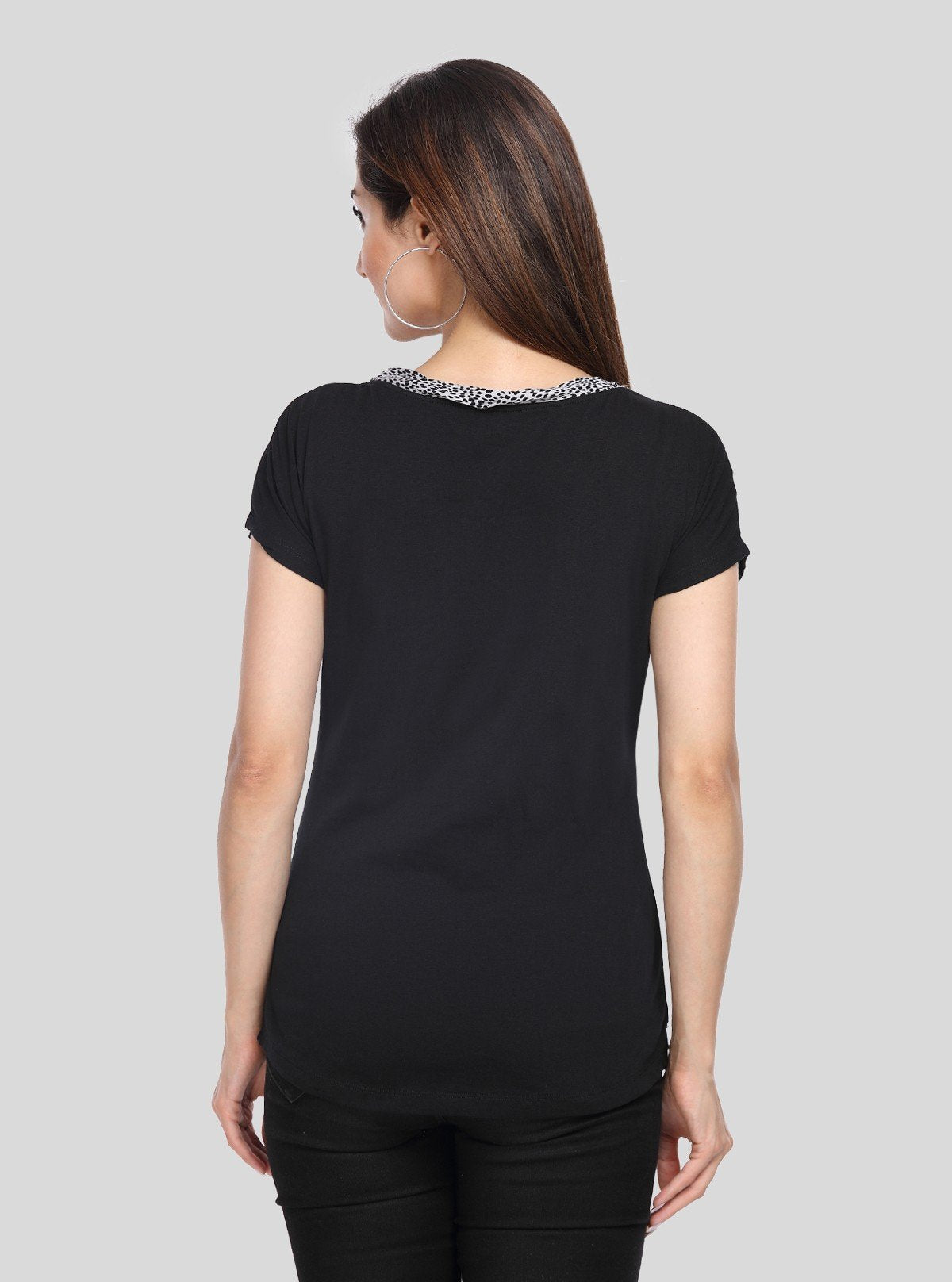 Women's Black Cut & Sew Top – Edgy Urban Fashion by Boer & Fitch - Boer and Fitch