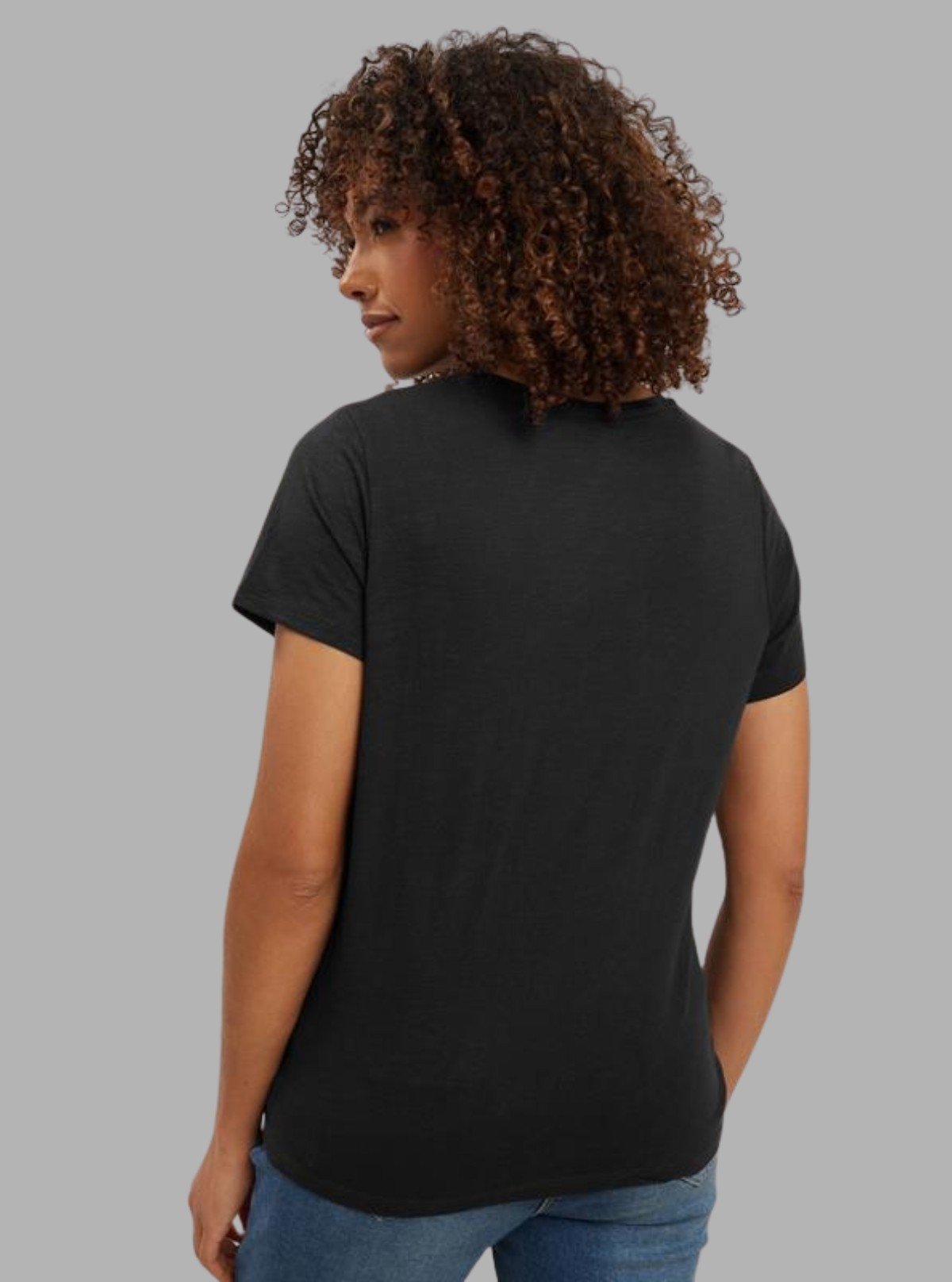 Women’s Black Flower Print Cotton T-Shirt – Casual & Comfy | Boer & Fitch - Boer and Fitch