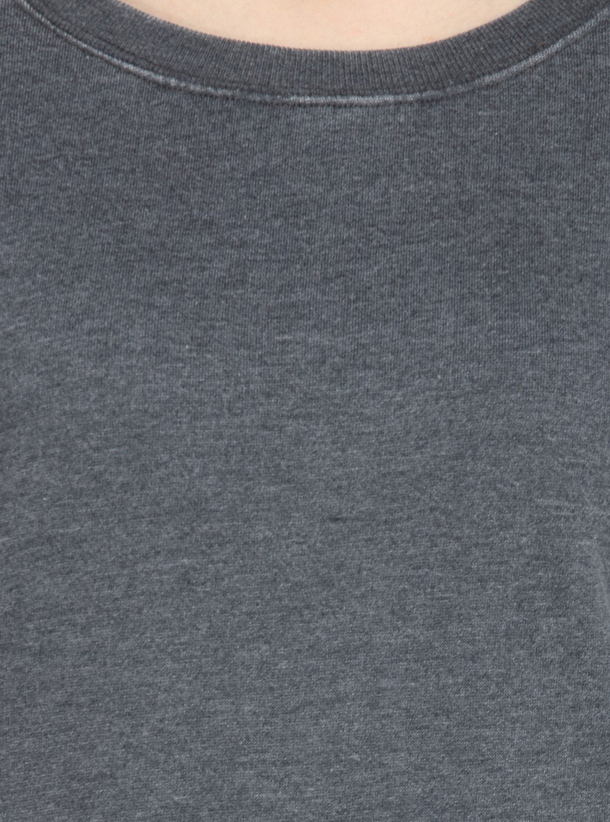 Women’s Black Garment Dyed Full Sleeve Cotton Fleece Pullover - Boer and Fitch