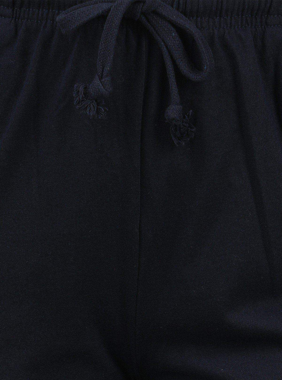 Women’s Black Relaxed Fit Cotton Jersey Capri – Soft, Stylish & Versatile - Boer and Fitch
