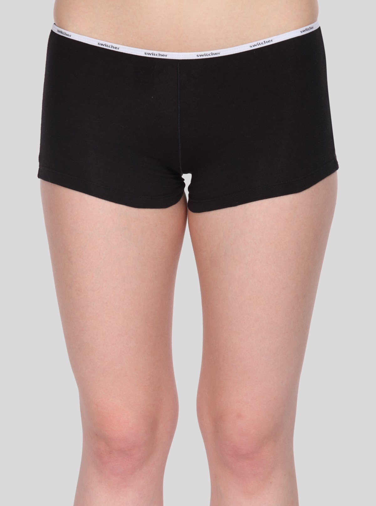 Women’s Black Solid Hipster Brief in Cotton Elastane Jersey – Everyday Comfort & Style - Boer and Fitch