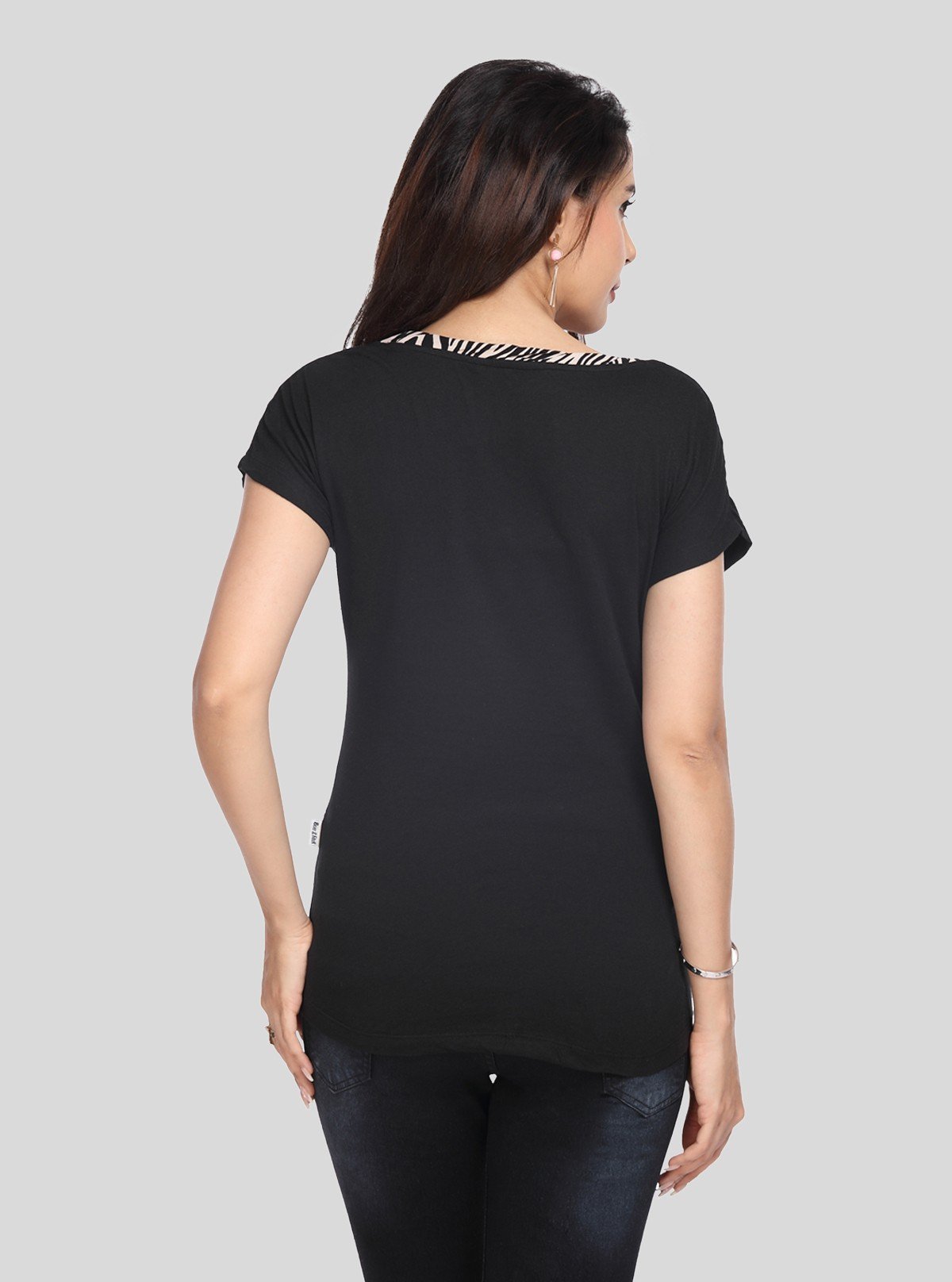 Women's Black Zebra Print Top – Bold Animal - Inspired Style by Boer & Fitch - Boer and Fitch