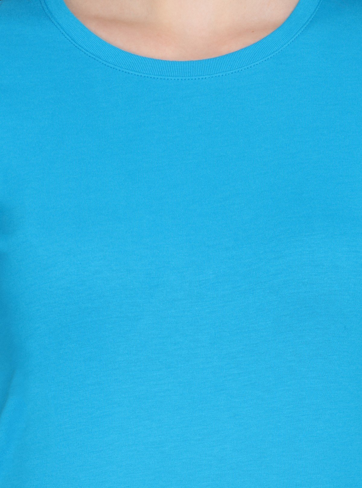 Women's Blue Bay Crew Neck Cotton Jersey Short Sleeve T-Shirt by Boer and Fitch - Boer and Fitch
