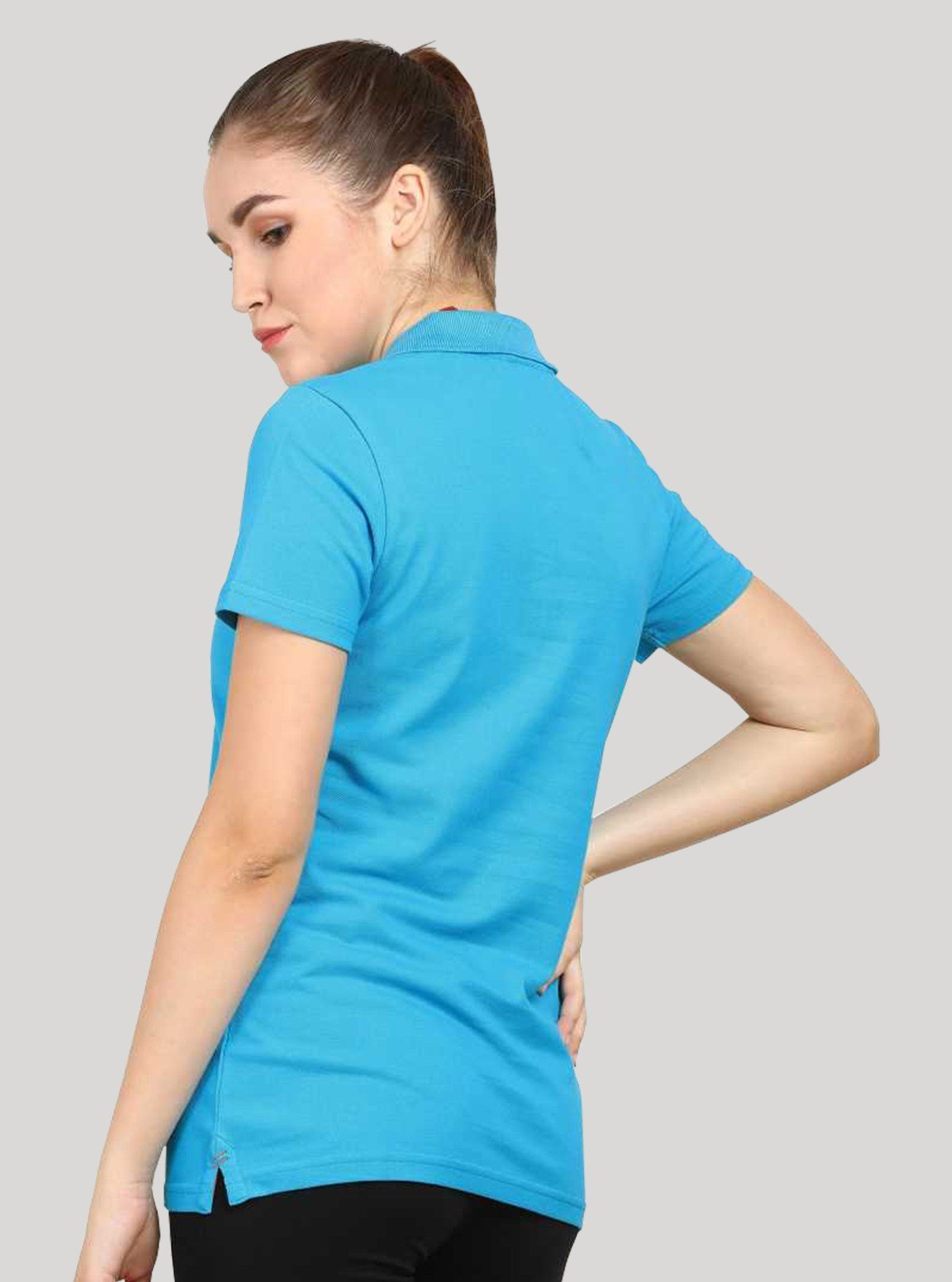 Women’s Blue Bay Pique Polo T-Shirt – Stylish & Comfortable | Boer & Fitch - Boer and Fitch