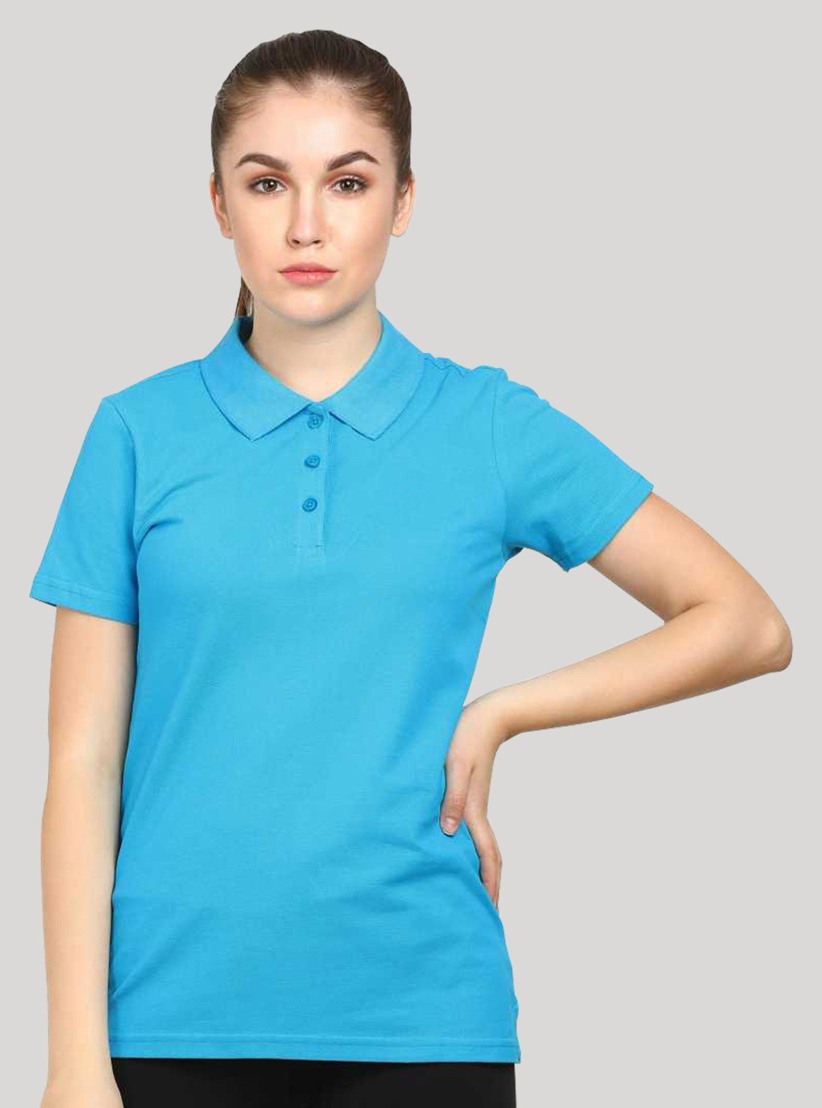 Women’s Blue Bay Pique Polo T-Shirt – Stylish & Comfortable | Boer & Fitch - Boer and Fitch