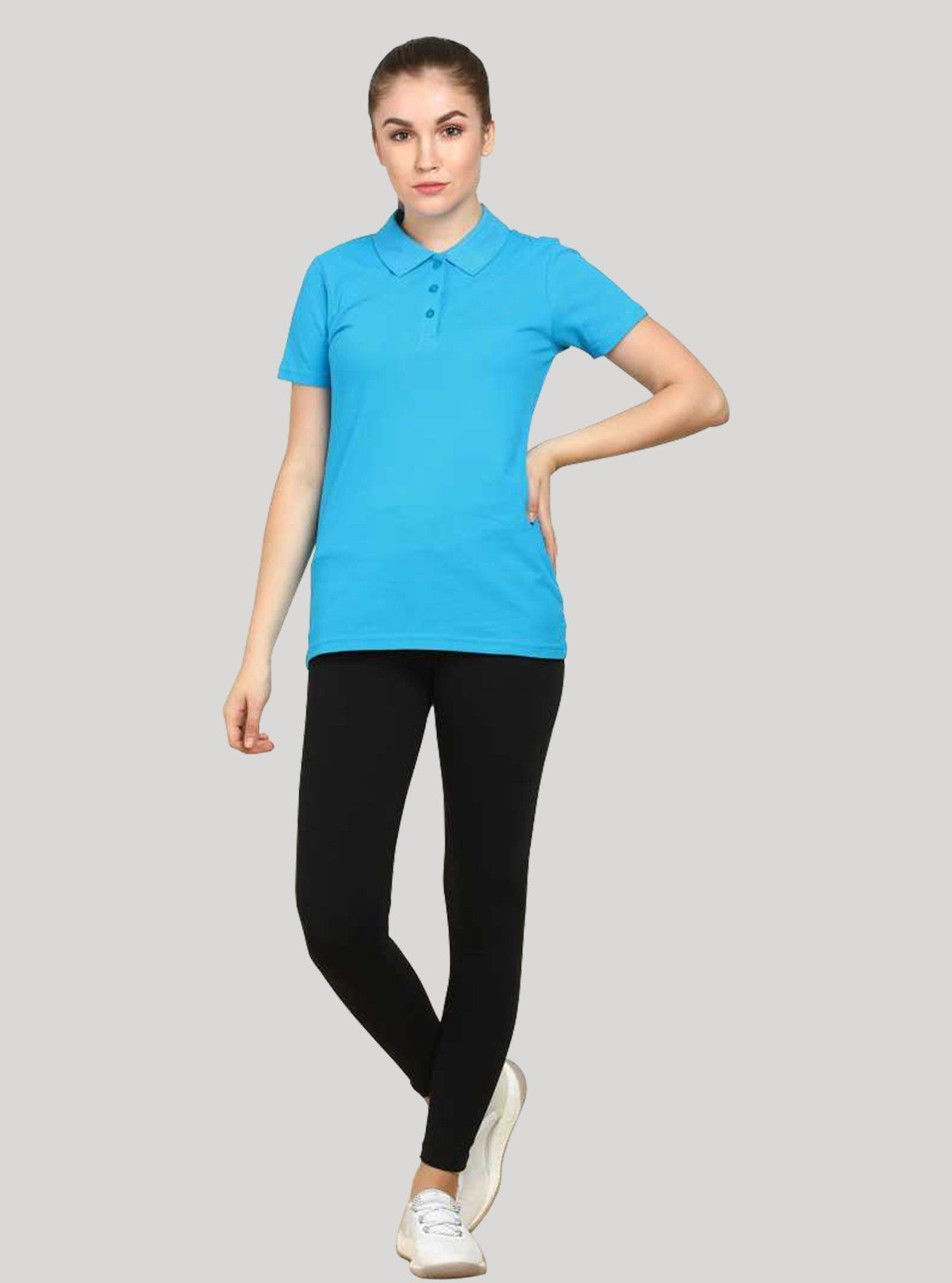 Women’s Blue Bay Pique Polo T-Shirt – Stylish & Comfortable | Boer & Fitch - Boer and Fitch