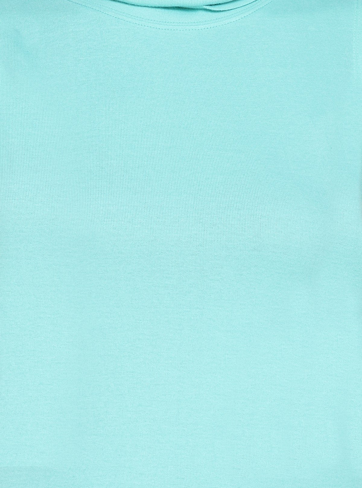 Women’s Blue Roll On Neck Sleeveless Top – Boer and Fitch - Boer and Fitch