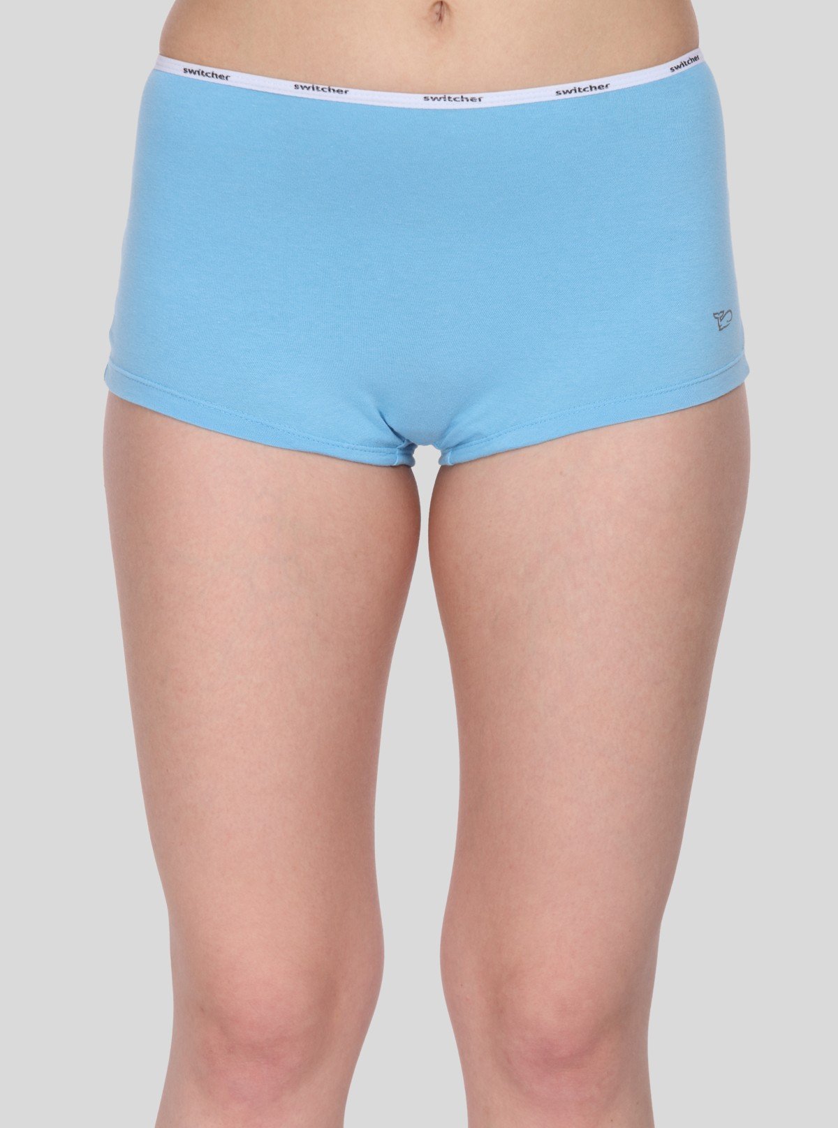 Women's Blue Solid Color Hipster Brief – Cotton Stretch Comfort Fit by Boer and Fitch - Boer and Fitch