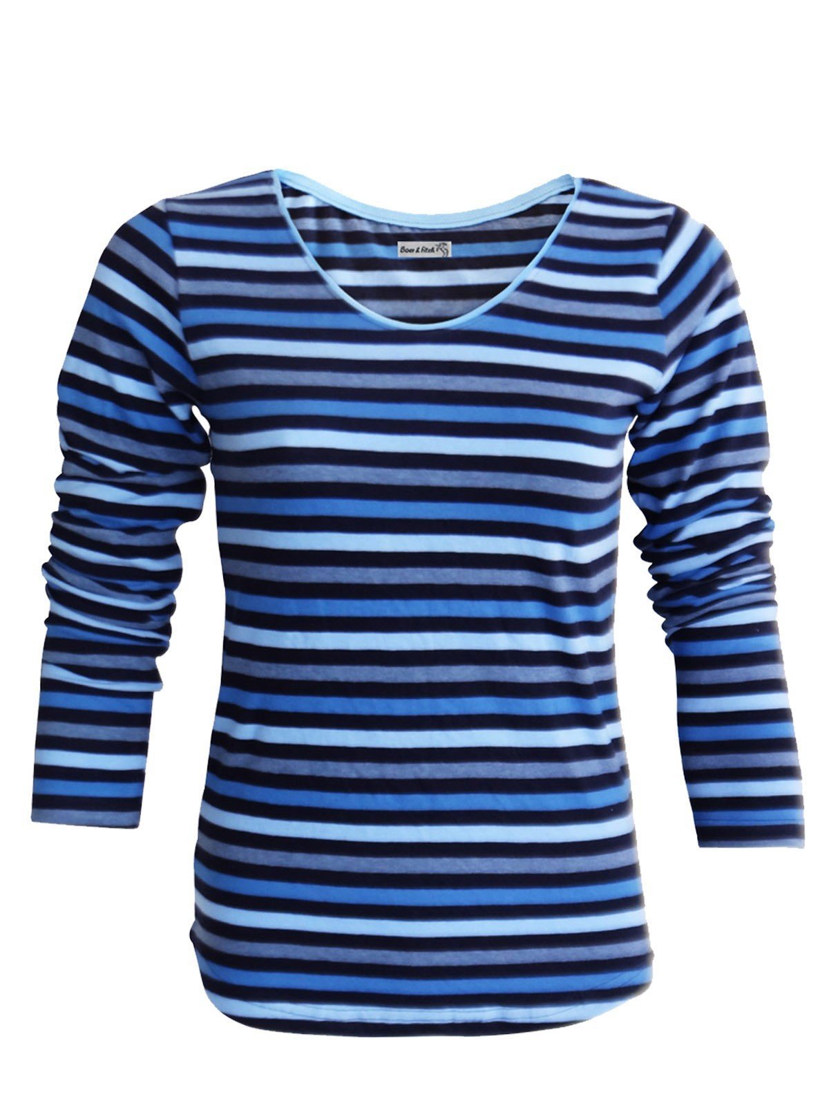 Women’s Blue Striped Top – Stylish & Comfortable | Boer & Fitch - Boer and Fitch