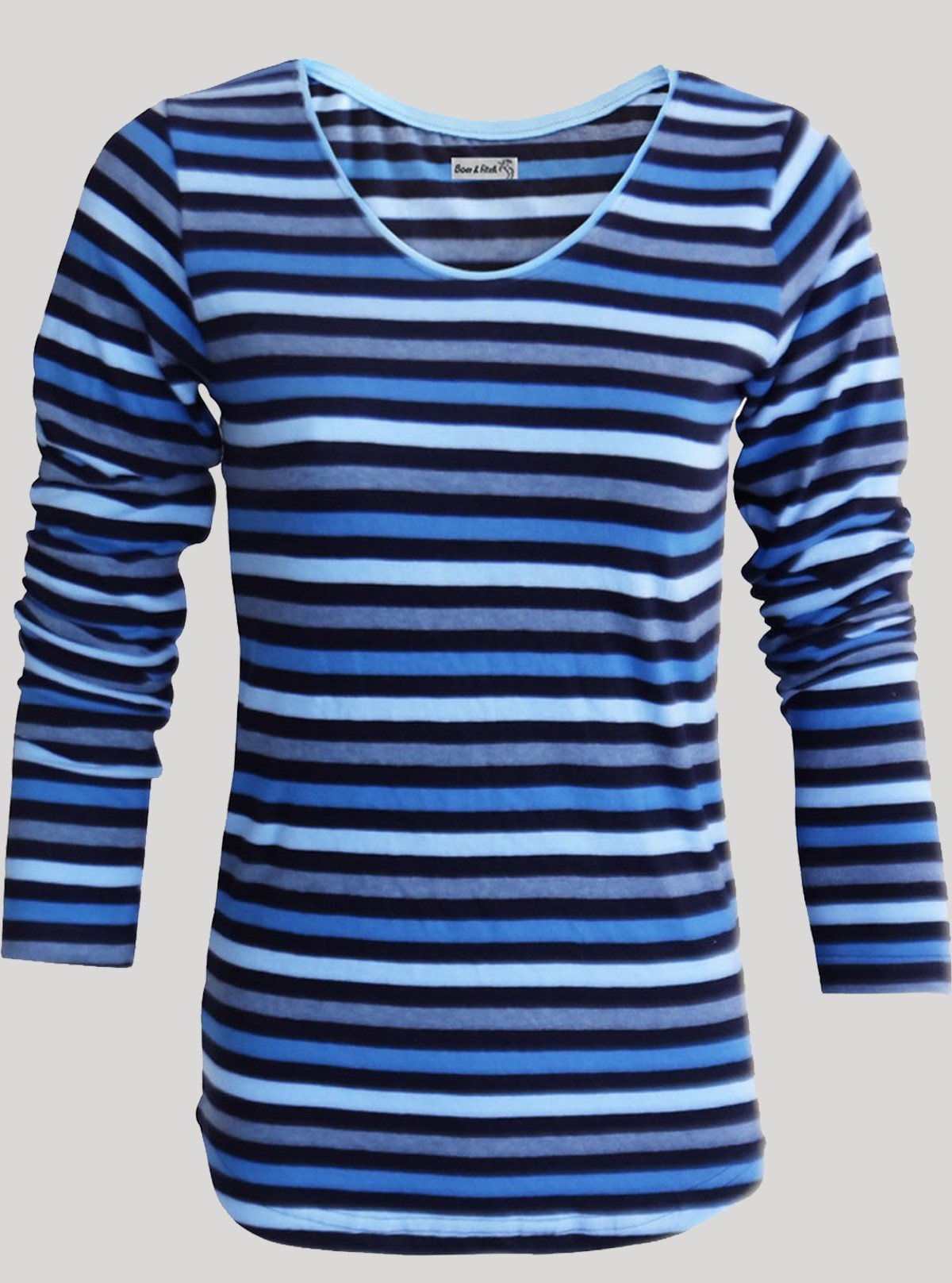 Women’s Blue Striped Top – Stylish & Comfortable | Boer & Fitch - Boer and Fitch