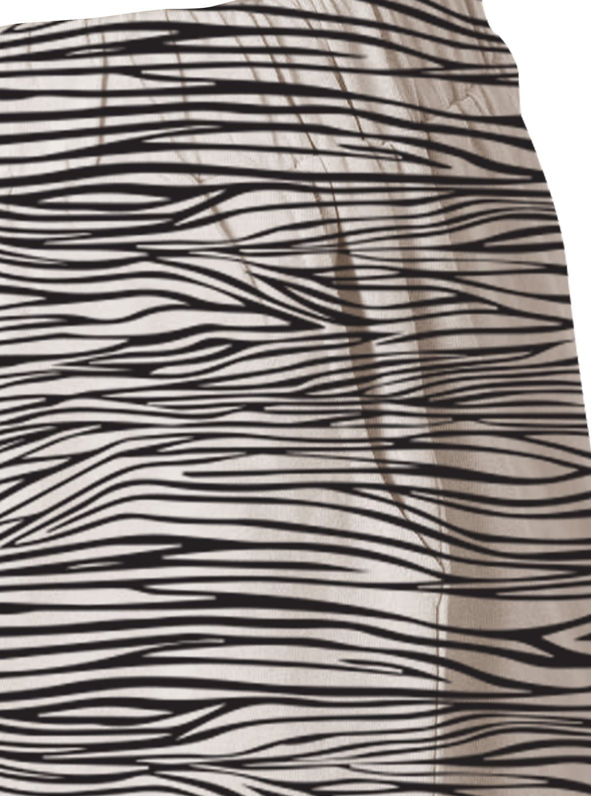 Women’s Brown Animal Print Cotton Jersey Knit Shorts – Bold & Comfortable Style - Boer and Fitch
