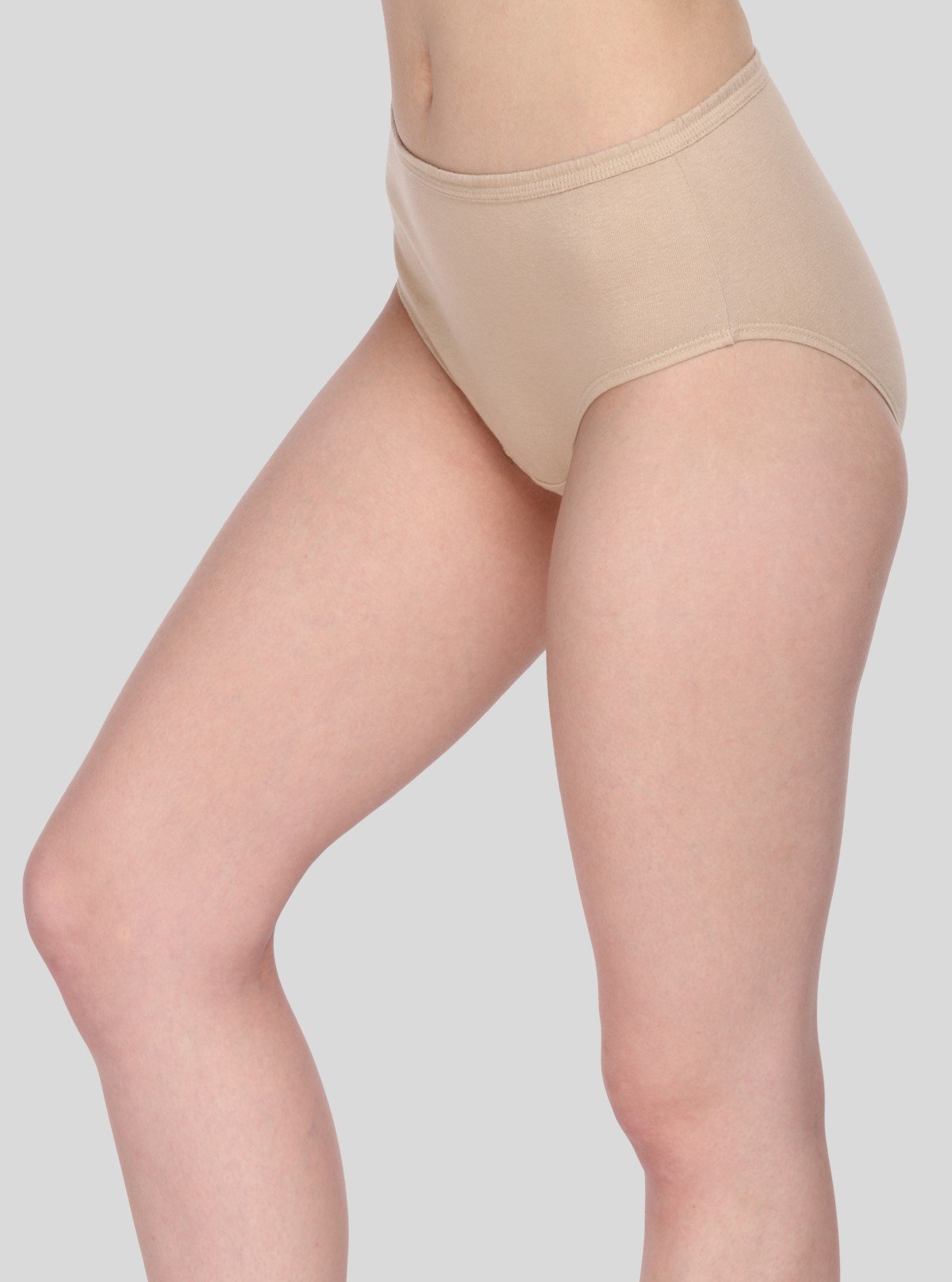 Women’s Brown Cotton Elastane Brief – Soft Stretch Fit for Daily Comfort - Boer and Fitch