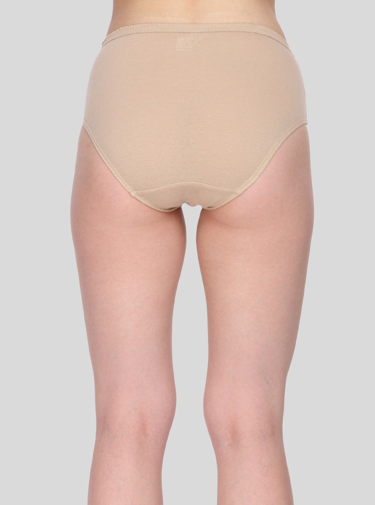 Women’s Brown Cotton Elastane Brief – Soft Stretch Fit for Daily Comfort - Boer and Fitch