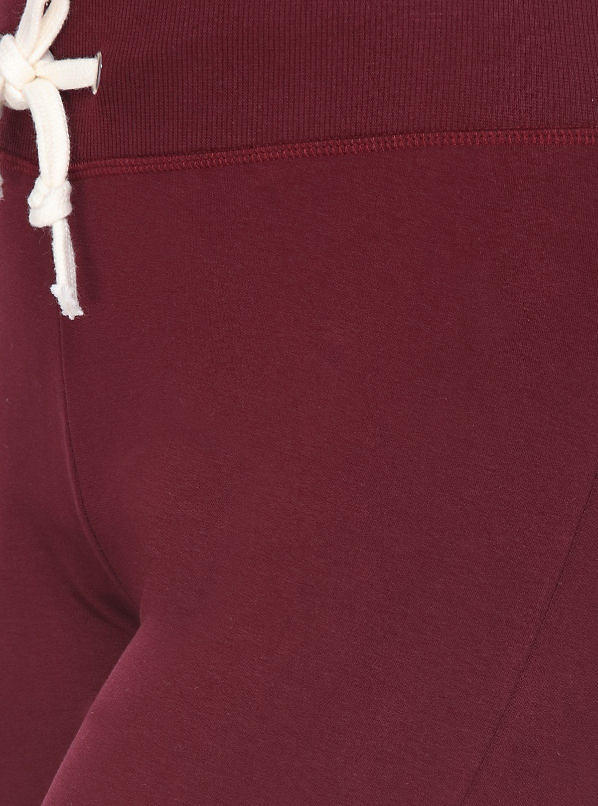 Women’s Burgundy Relaxed Fit Cotton Elastane Jersey Knit Trousers - Boer and Fitch