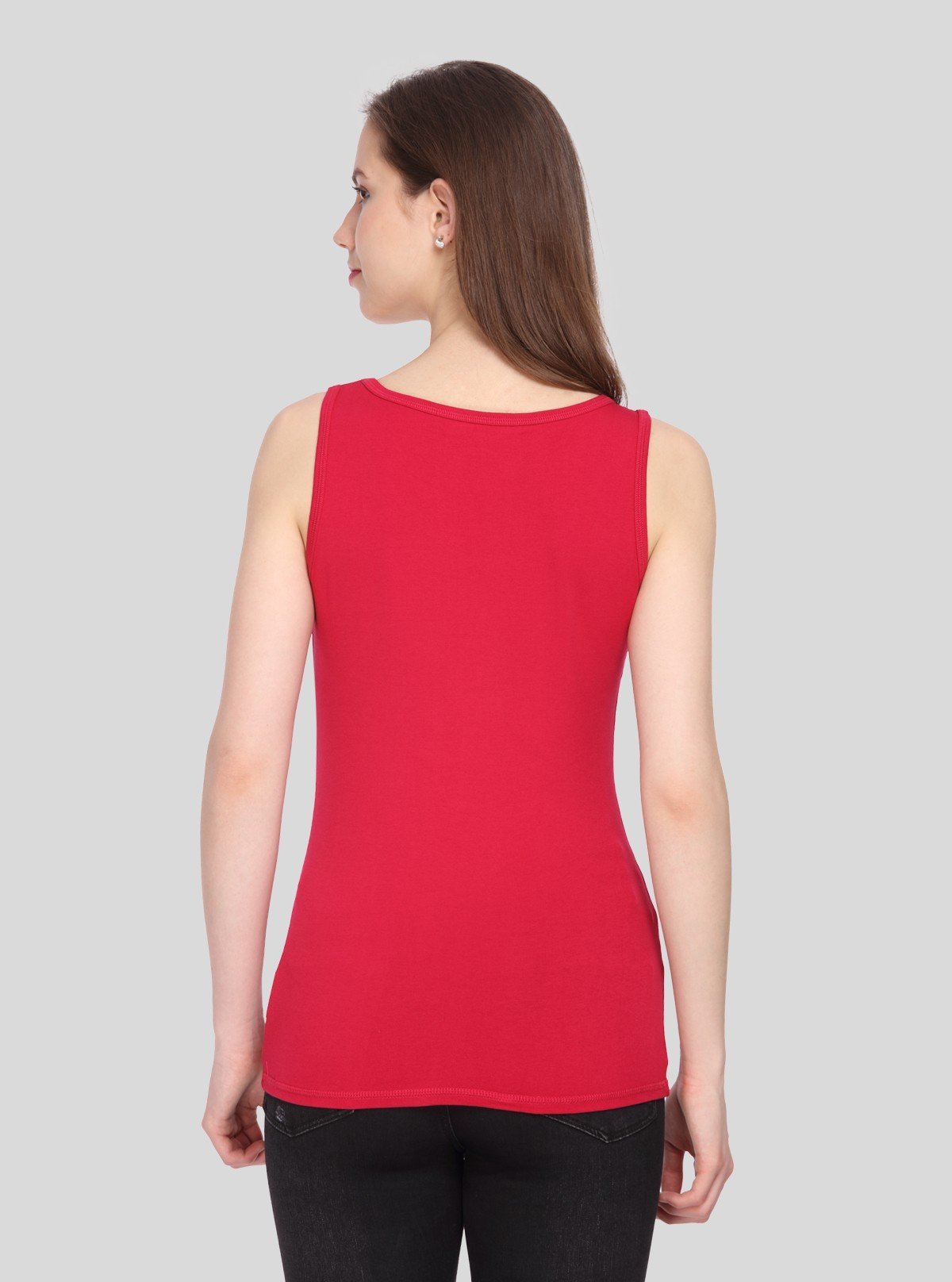 Women’s Cherry Red Sleeveless Stretch Top – Boer and Fitch - Boer and Fitch